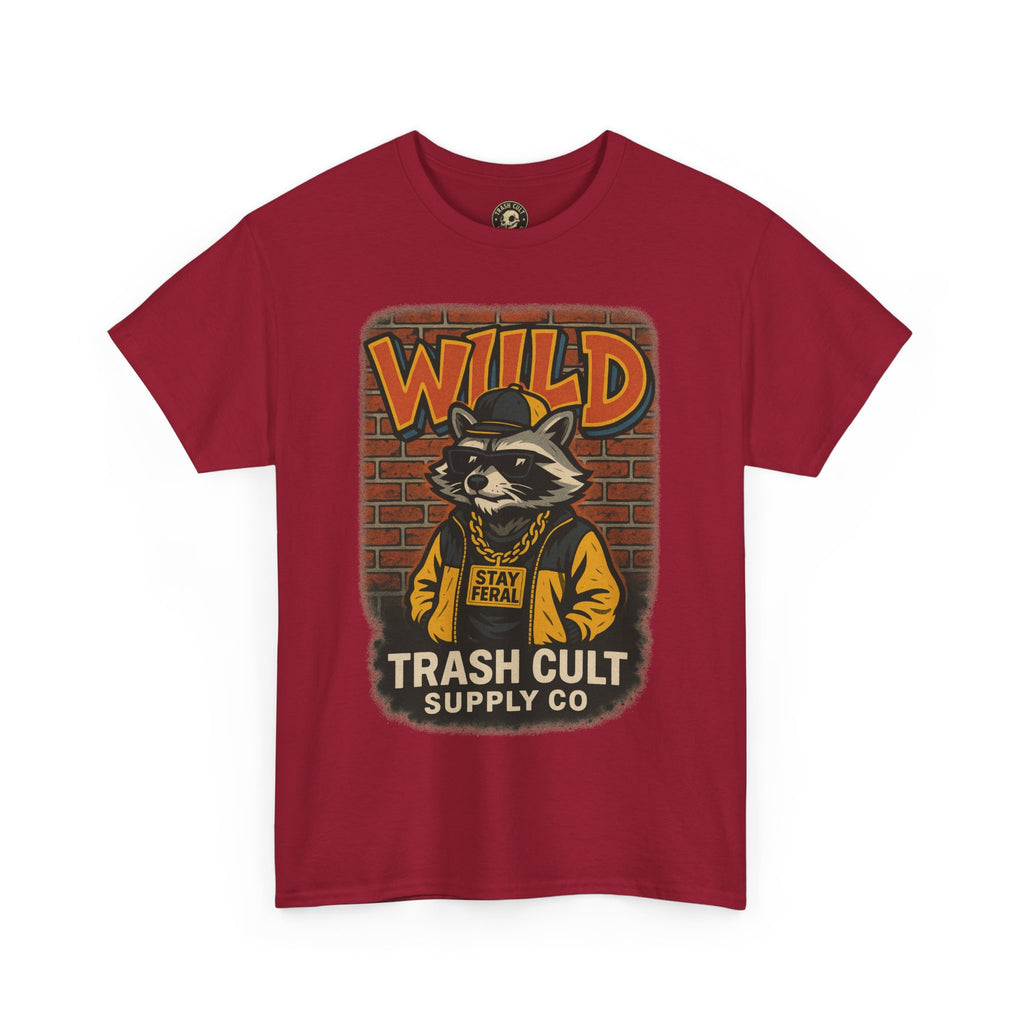 Wild Trash Cult Unisex Tee, Retro Animal T-Shirt, Graphic Tee, Eco-Conscious Apparel, Gift for Nature Lovers, Casual Streetwear