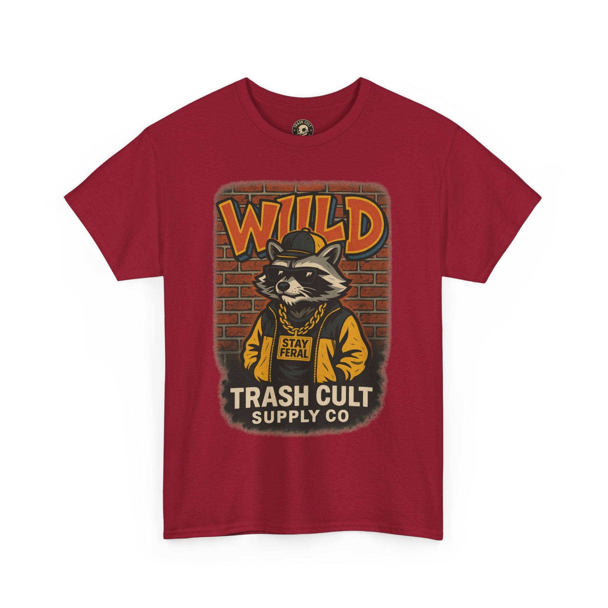 Wild Trash Cult Unisex Tee, Retro Animal T-Shirt, Graphic Tee, Eco-Conscious Apparel, Gift for Nature Lovers, Casual Streetwear