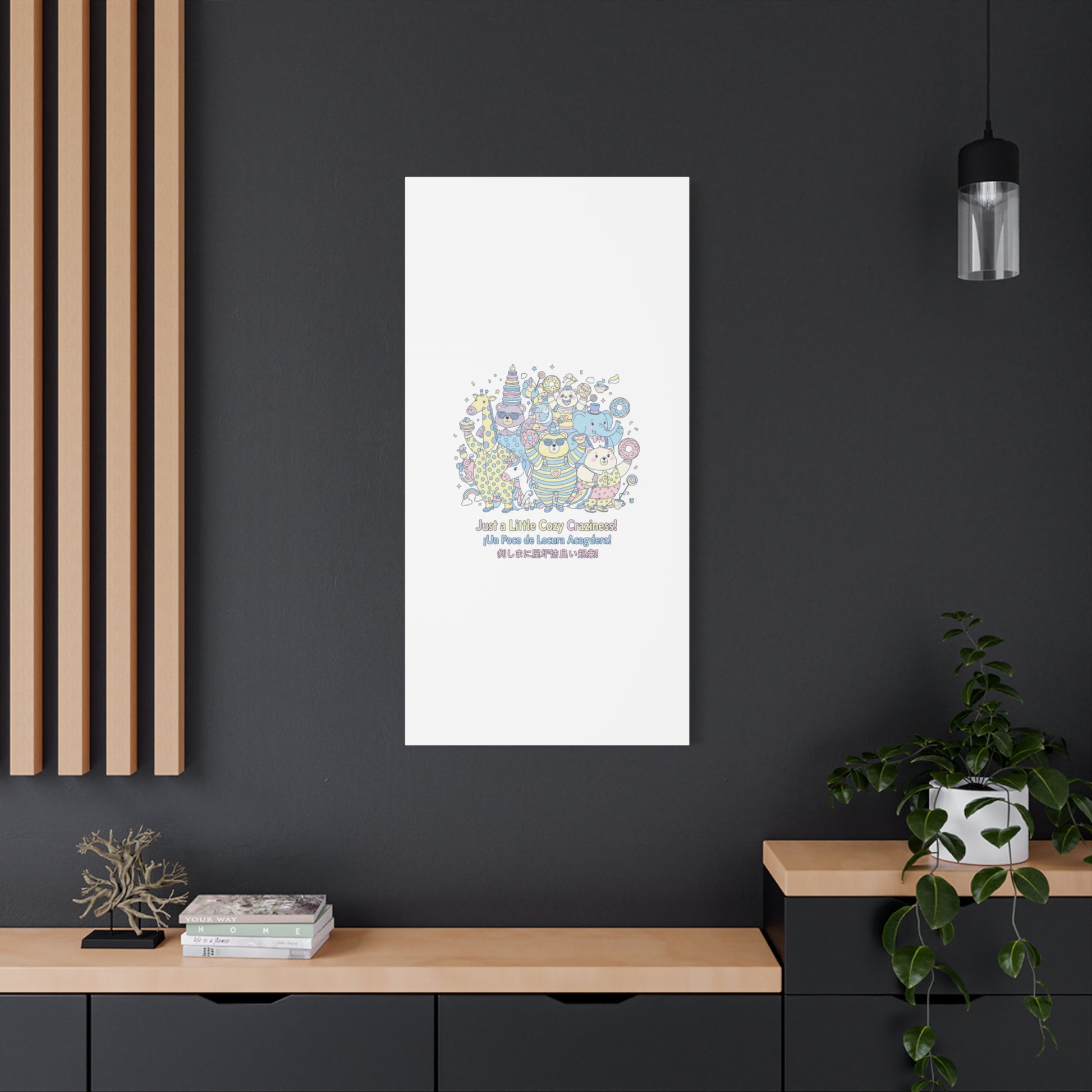 Cozy Craziness Canvas | mildly unhinged cute, whimsical weird