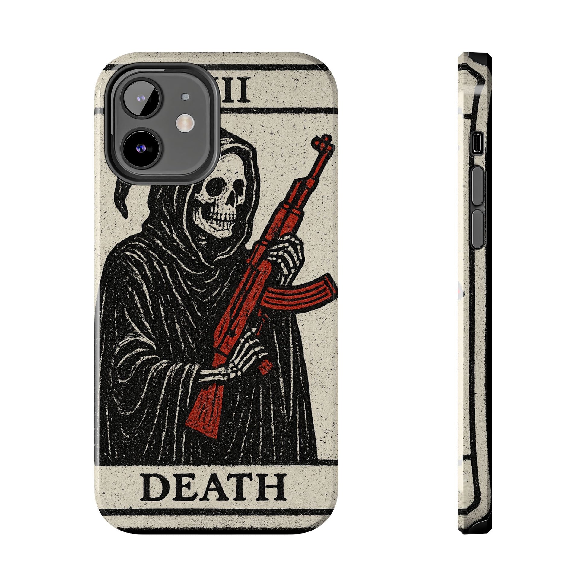 Grim Reaper Phone Case, Tough Phone Case for Gamers, Unique Smartphone Accessories, Halloween Decor, Death-Inspired Gift