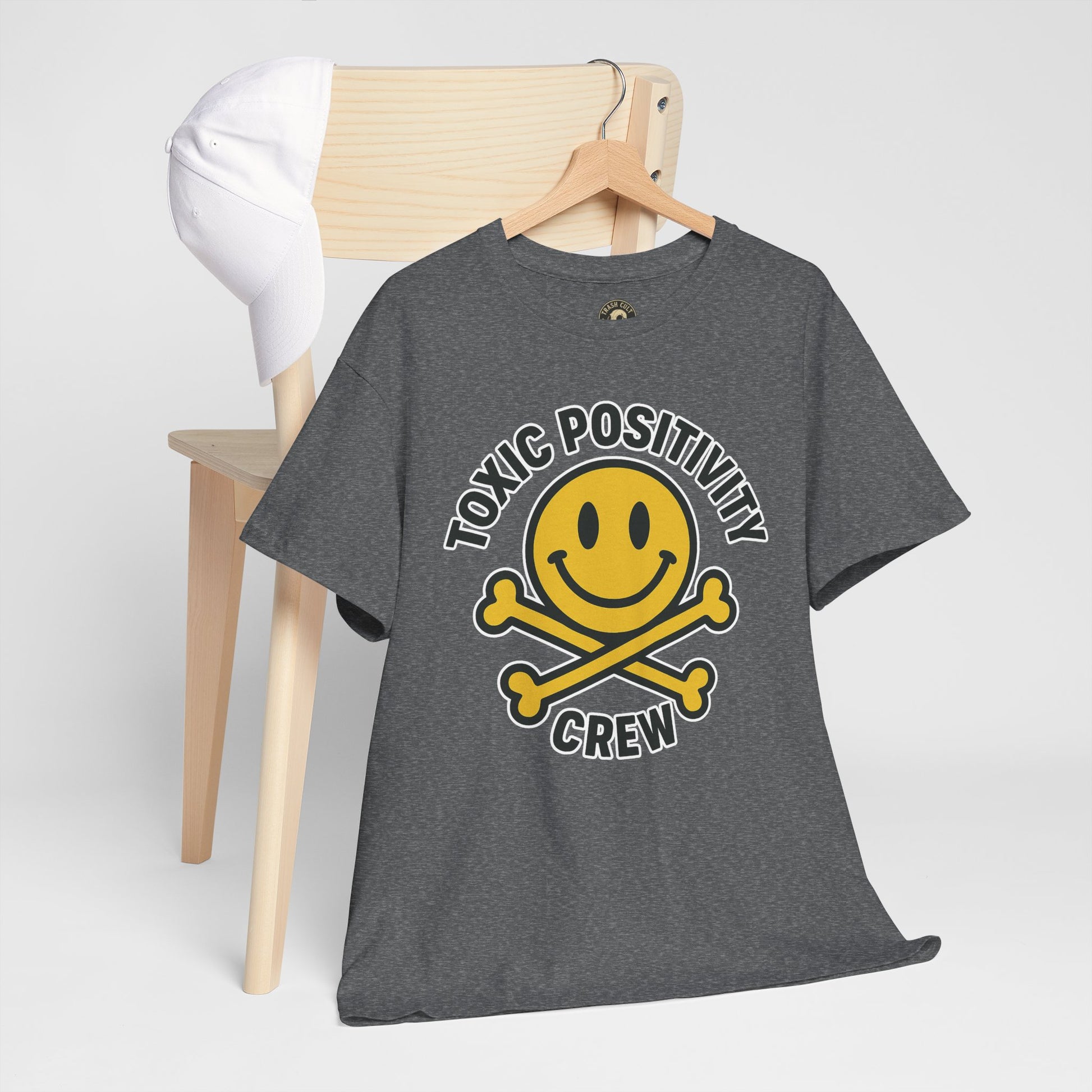 Toxic Positivity Tee | Fun Graphic Shirt for Casual Wear, Gifts, Festivals, Anti-Toxic Vibes, Everyday Style, Unisex T-Shirt