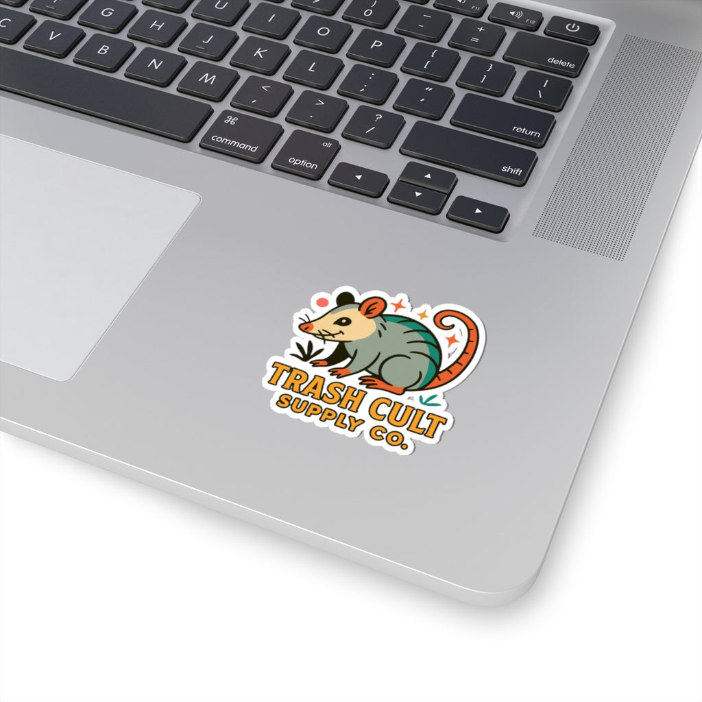 Trash Cult Supply Co. Kiss-Cut Stickers - Fun & Quirky Animal Design for Personalization, Decor, Gifts, Scrapbooking, Journaling