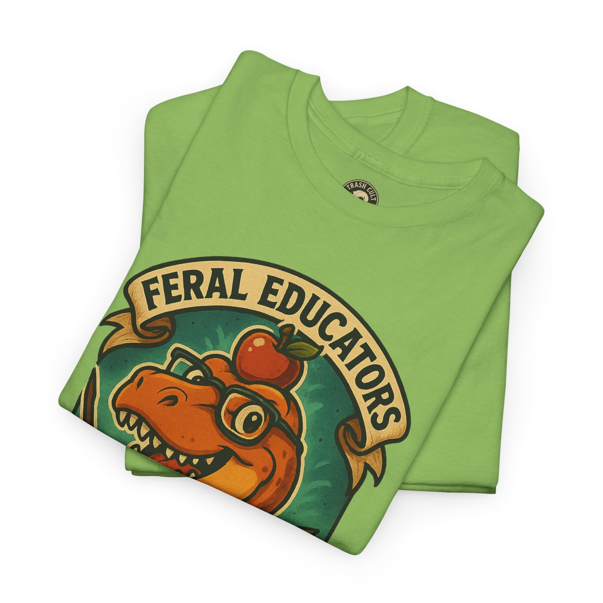 Feral Educators Tee, Fun Teacher Shirt, Unisex Cotton Tee, Gift for Educators, Classroom Apparel, Teacher Appreciation Day