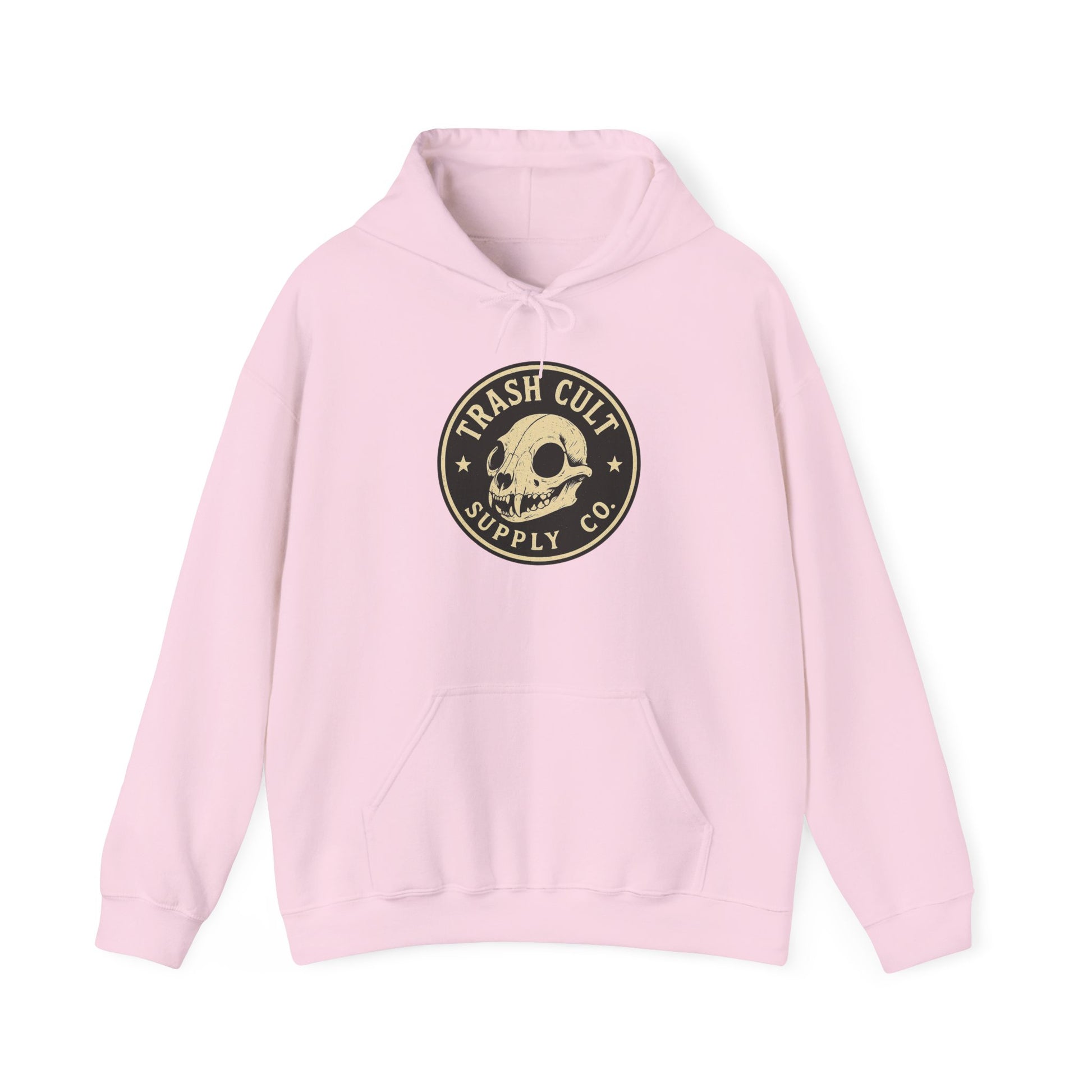 Trash Cult Hooded Sweatshirt, Unisex Hoodie with Skull Design, Perfect for Casual Wear, Gifts for Friends, Cozy Fashion