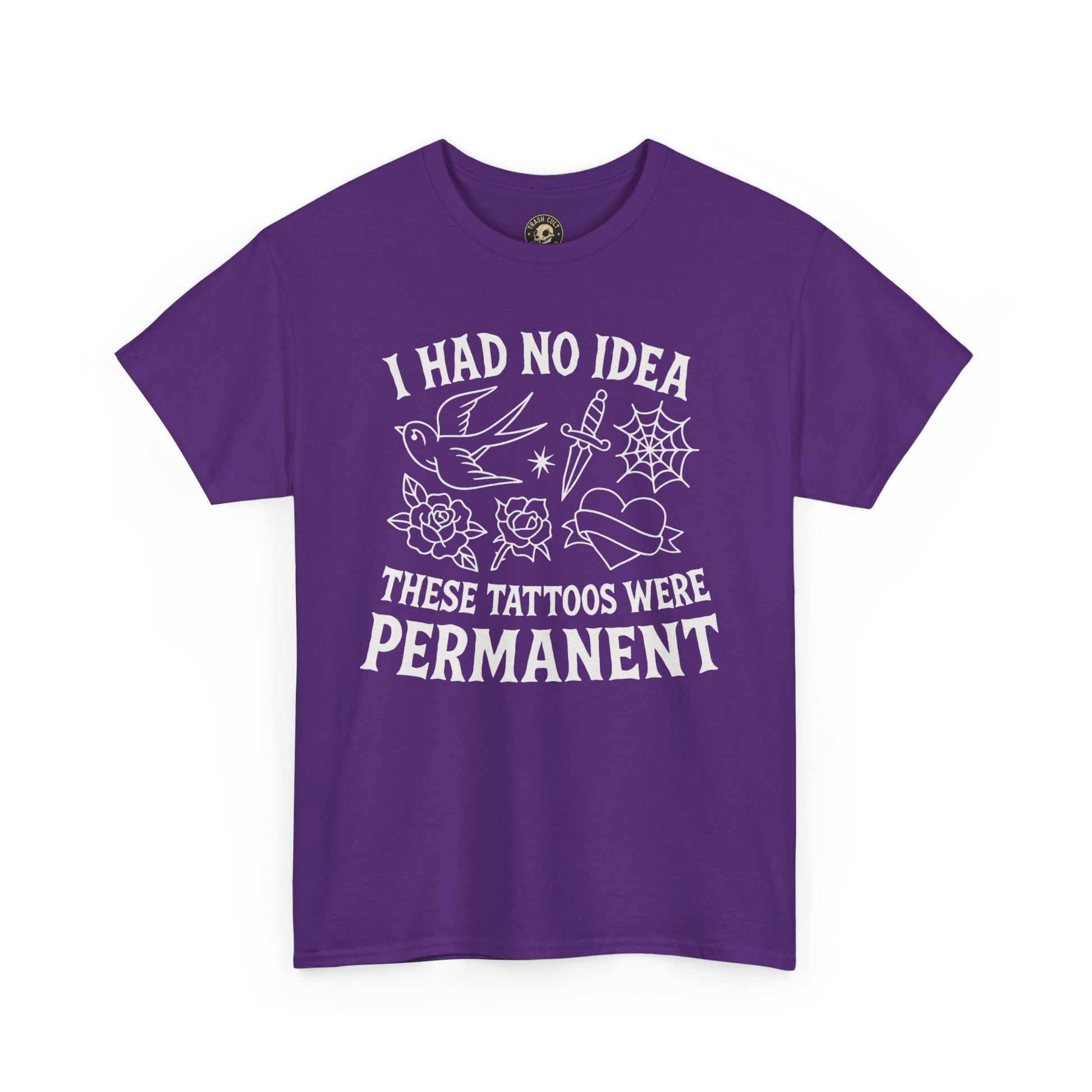 I Had No Idea These Tattoos Were Permanent Shirt – Funny Tattoo Flash Tee – Gildan 5000