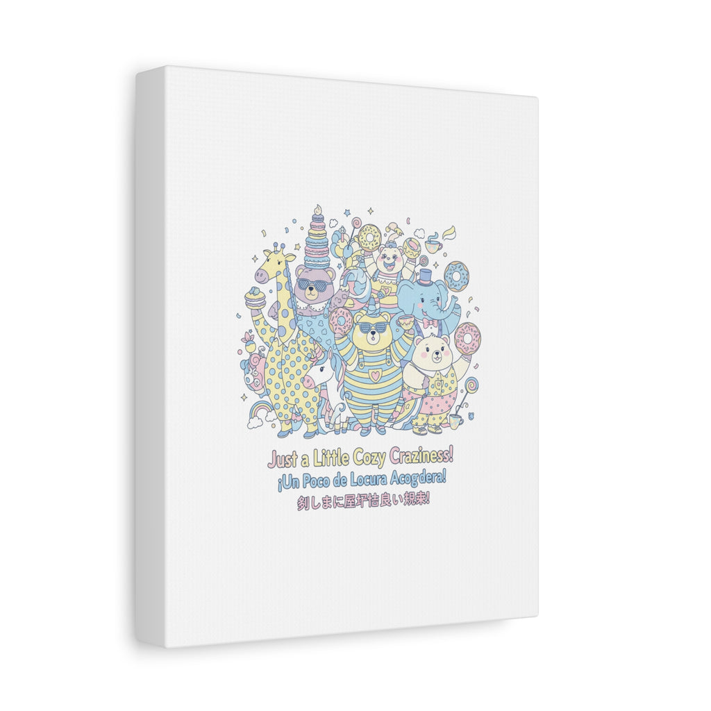 Cozy Craziness Canvas | mildly unhinged cute, whimsical weird