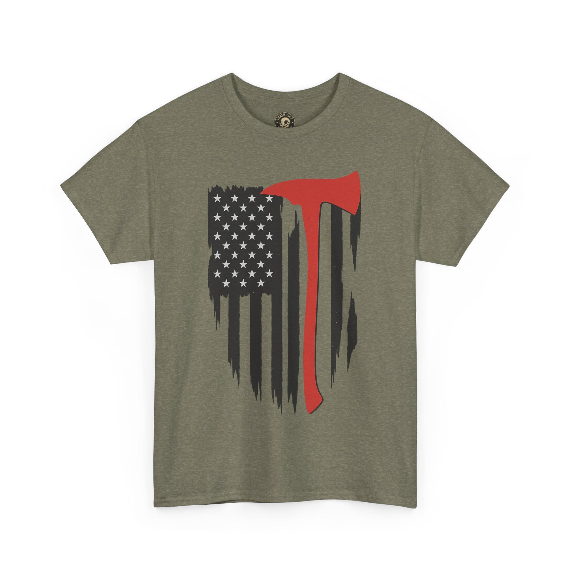 American Pride Unisex Heavy Cotton Tee, Casual Shirt, Graphic Tee, Gift for Him, Independence Day Apparel