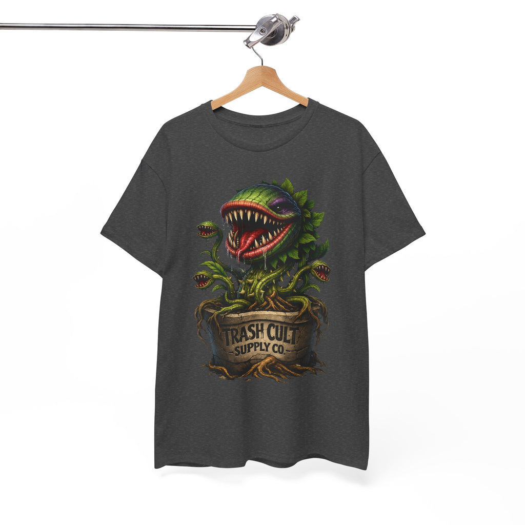 Carnivorous Plant Graphic Tee — "Trash Cult Supply Co." Potted Monster Shirt
