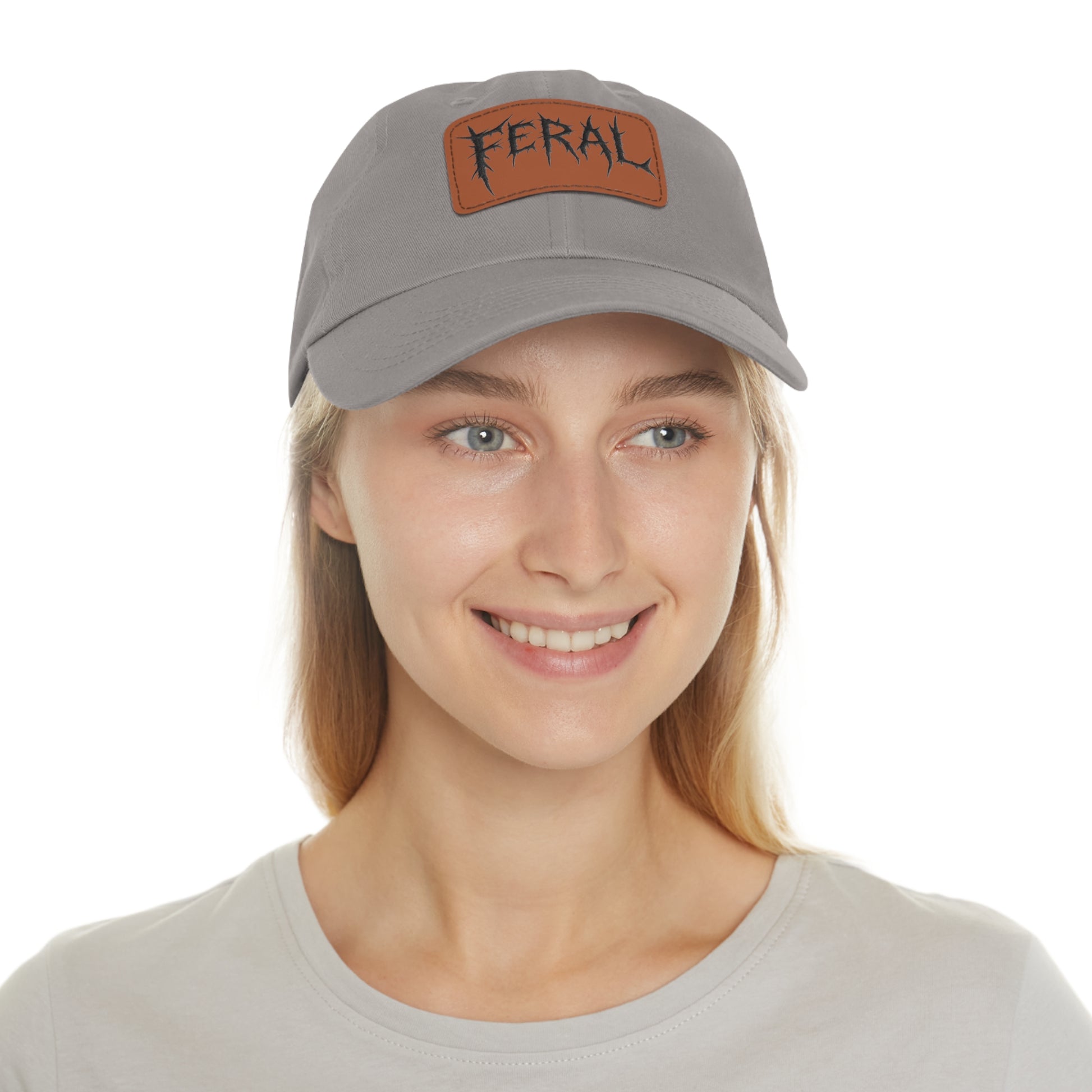 FERAL Embroidered Leather Patch Hat – Trash Cult Supply Co.