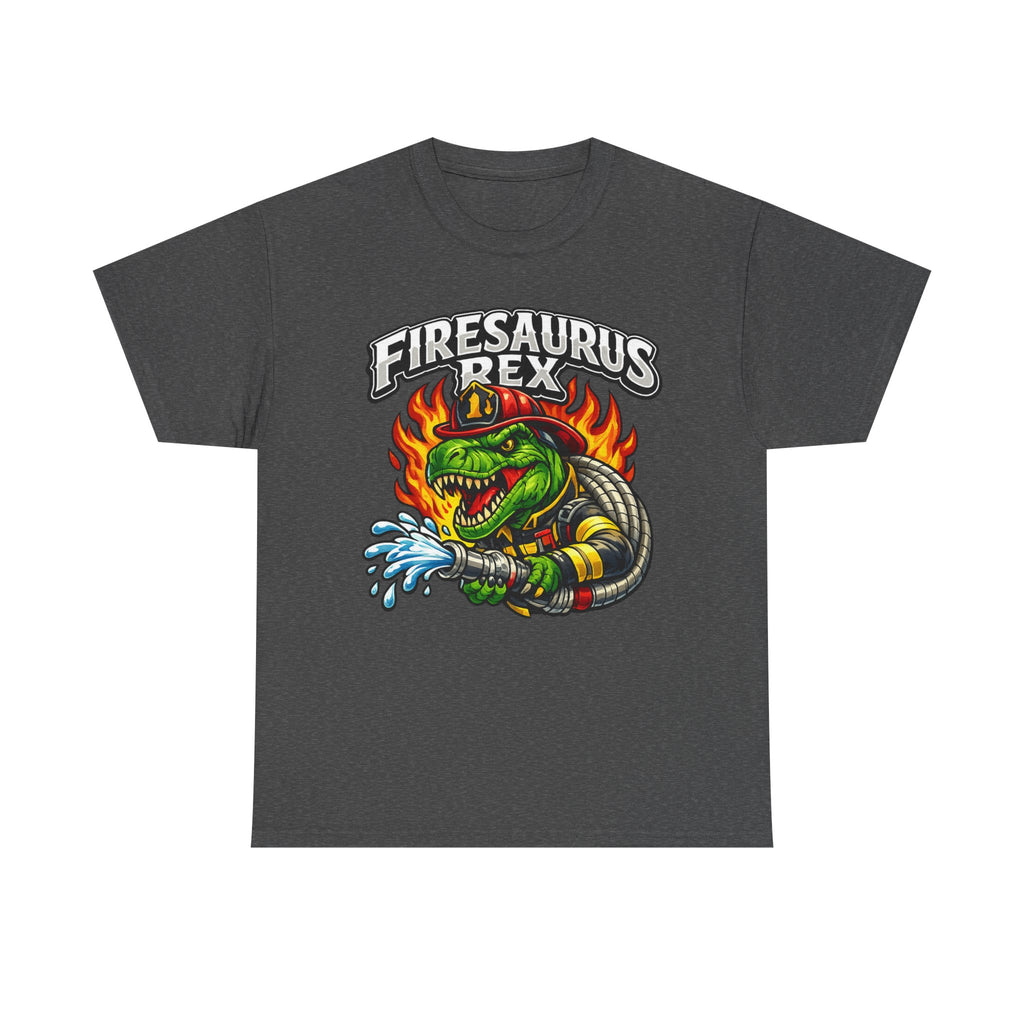 Firesaurus Rex T-Shirt — Funny Firefighter Dinosaur Tee
