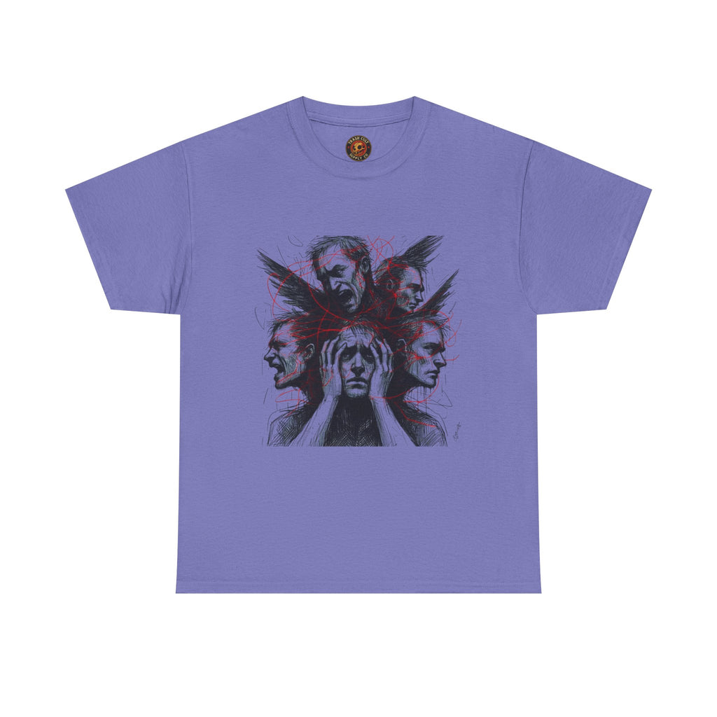 Xian Allen x Trash Cult Shirt – “Loud Inside My Head” | Dark Illustrative Art Tee