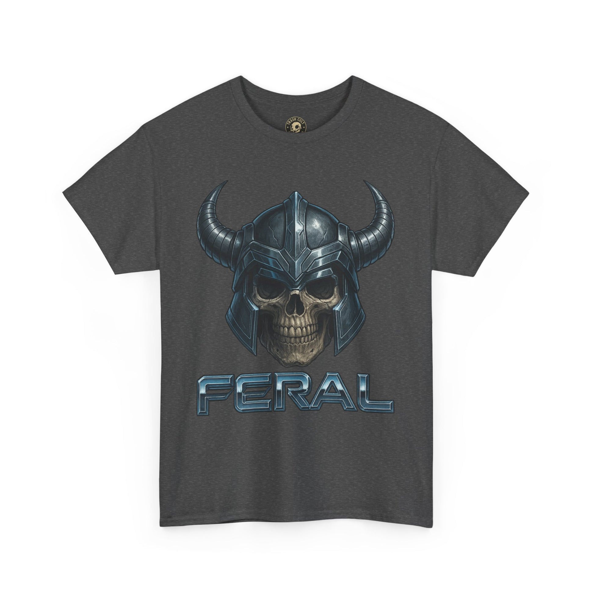 Feral Skull Graphic Tee, Unisex Cotton Shirt, Casual Wear, Gamer Apparel, Unique Gift for Fans