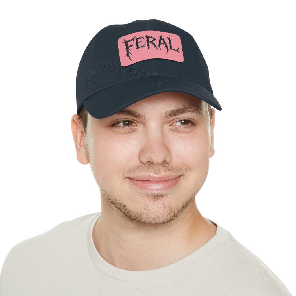 FERAL Embroidered Leather Patch Hat – Trash Cult Supply Co.