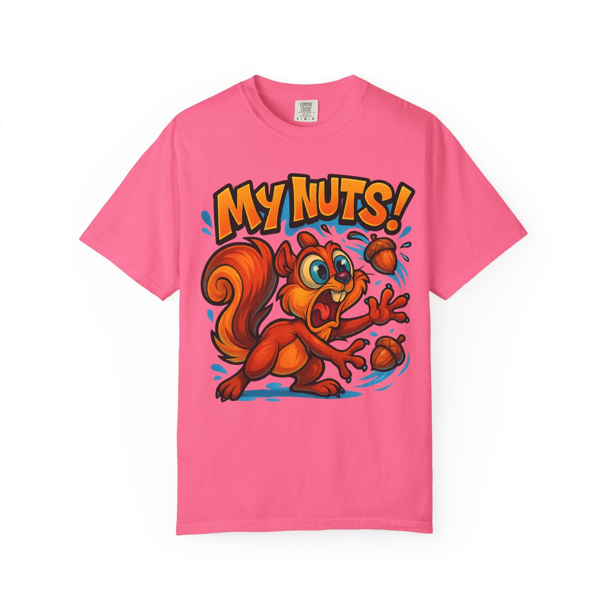 My Nuts! Squirrel Shirt – Funny New School Tattoo Style Tee | Gildan 5000