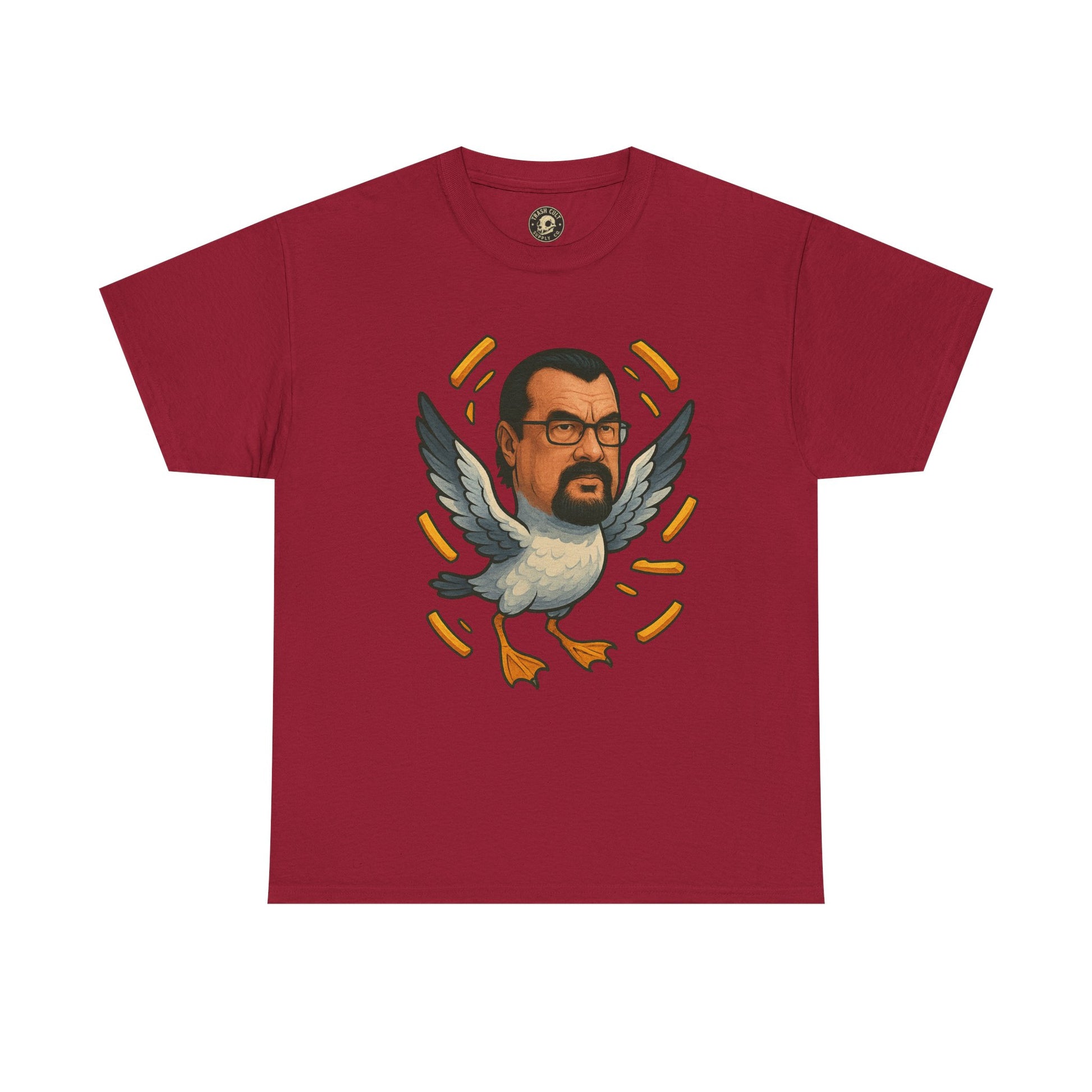 Steven Seagull Shirt – Funny New School Caricature Tee | Gildan 5000 Unisex Cotton Shirt