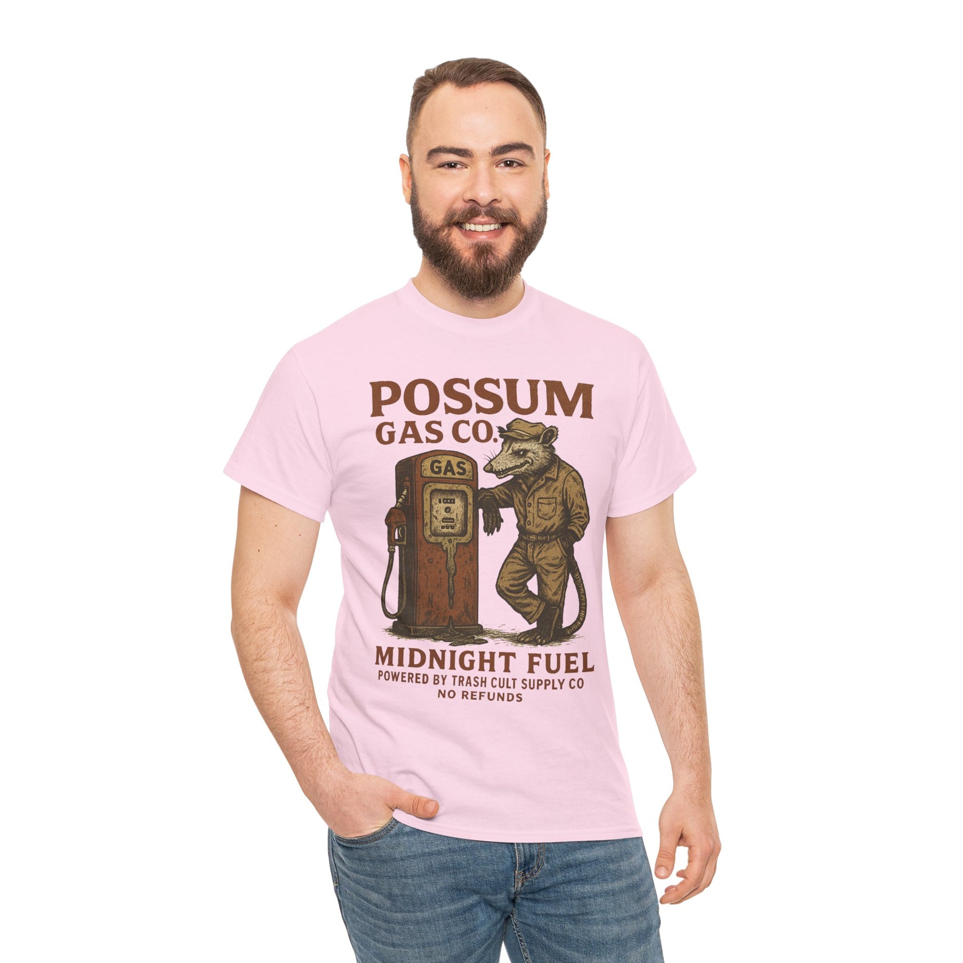 Possum Gas Co. Vintage Feral Mechanic Shirt – Trash Cult Supply Co. – Gildan 5000
