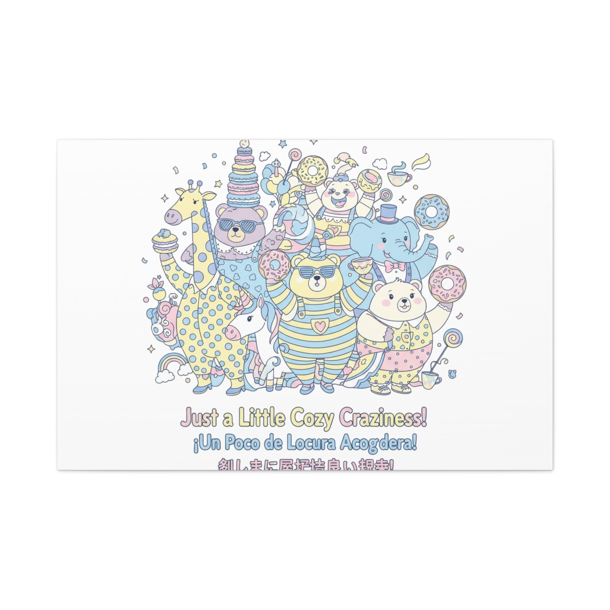 Cozy Craziness Canvas | mildly unhinged cute, whimsical weird