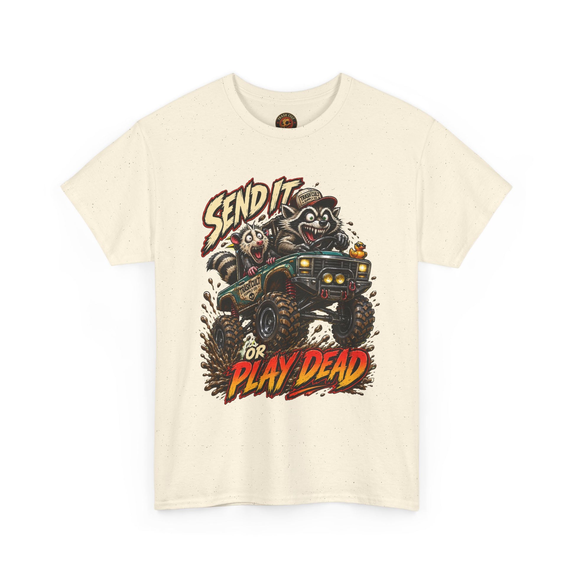 T-Shirt — 'Send It or Play Dead' Off‑Road Truck Graphic Tee