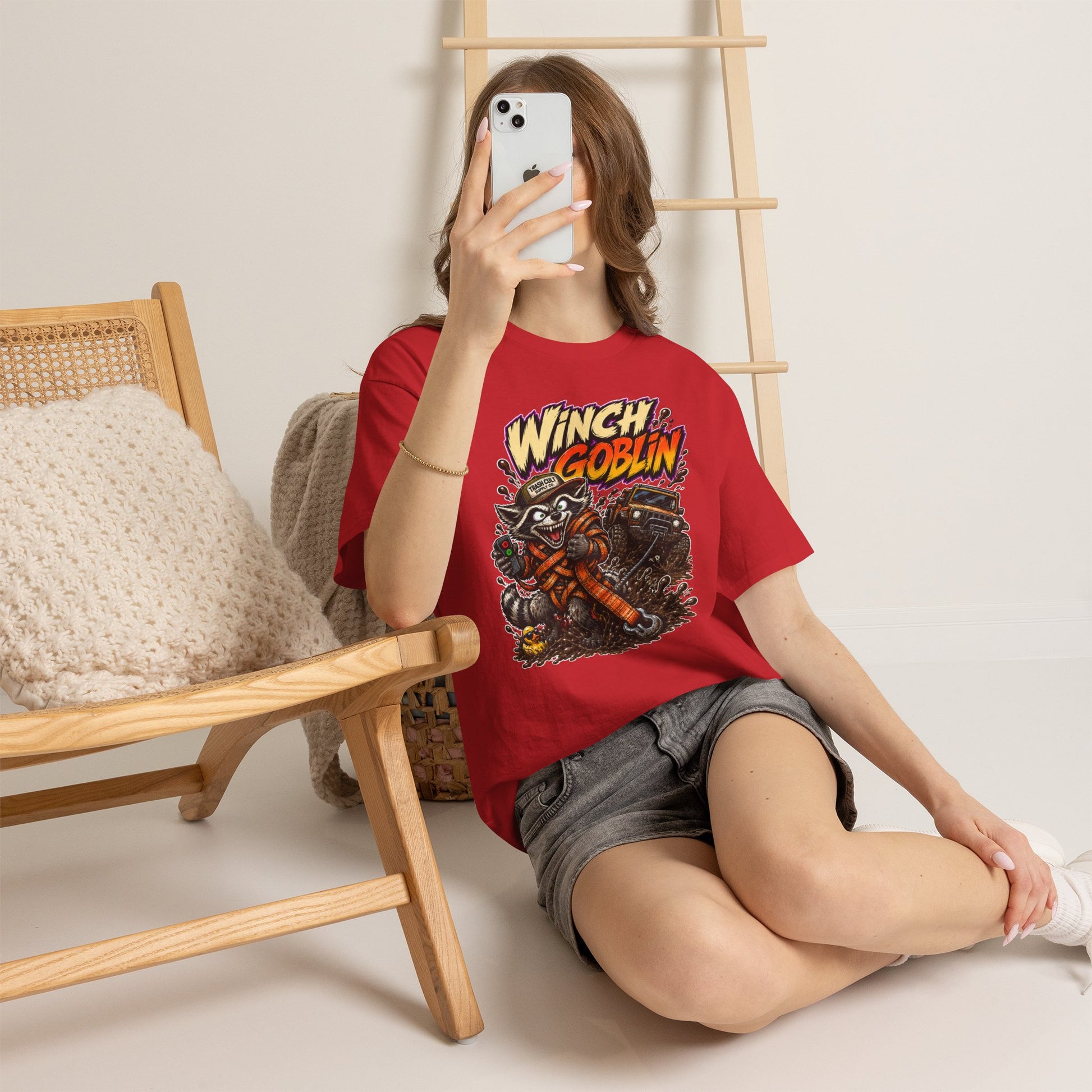 Winch Goblin Tee — Vintage Tow Truck Mechanic Graphic Shirt