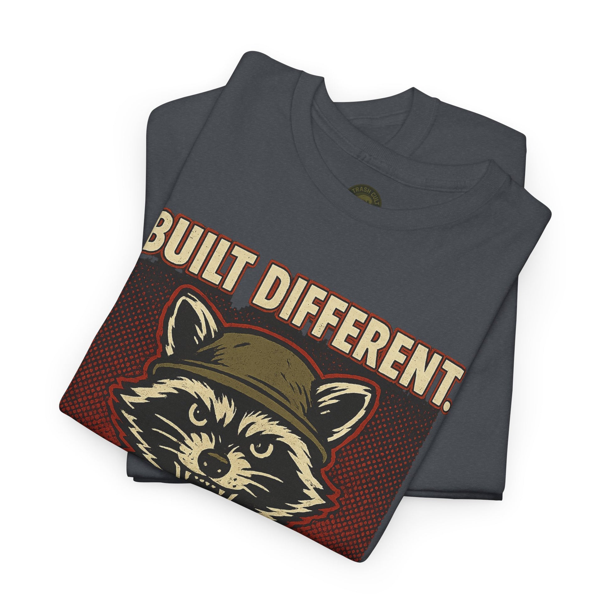 Built Different Diagnosed For It Military Raccoon Shirt – Gildan 5000