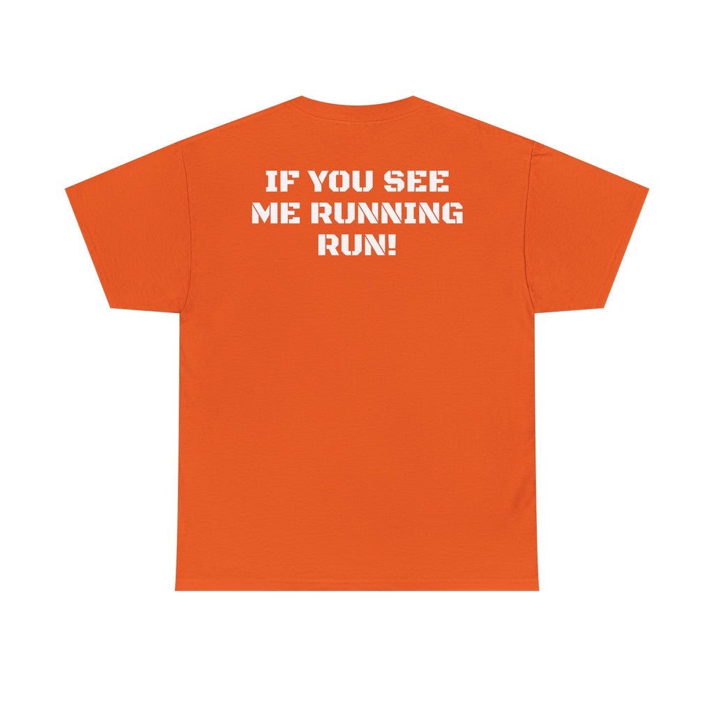Hazmat Team Veteran T-Shirt – Neon New School Biohazard Graphic Tee | Gildan 5000 Sci-Fi Cotton Shirt