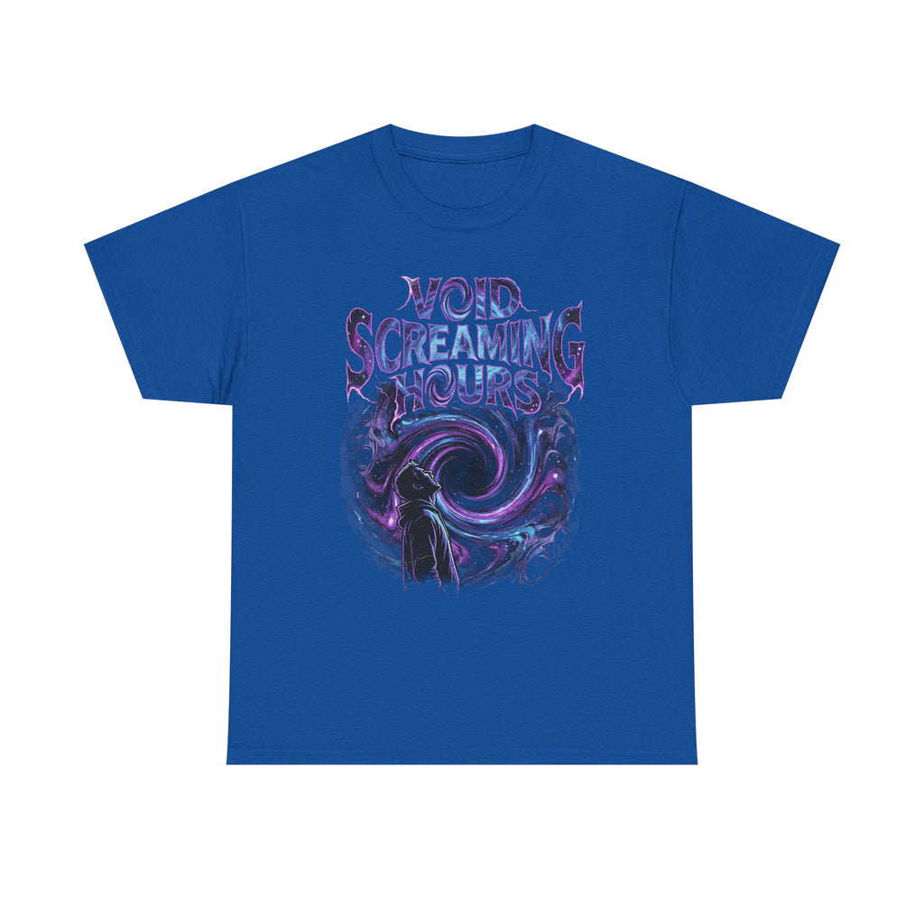 Void Screaming Hours Tee — Gothic Cosmic Horror T‑Shirt