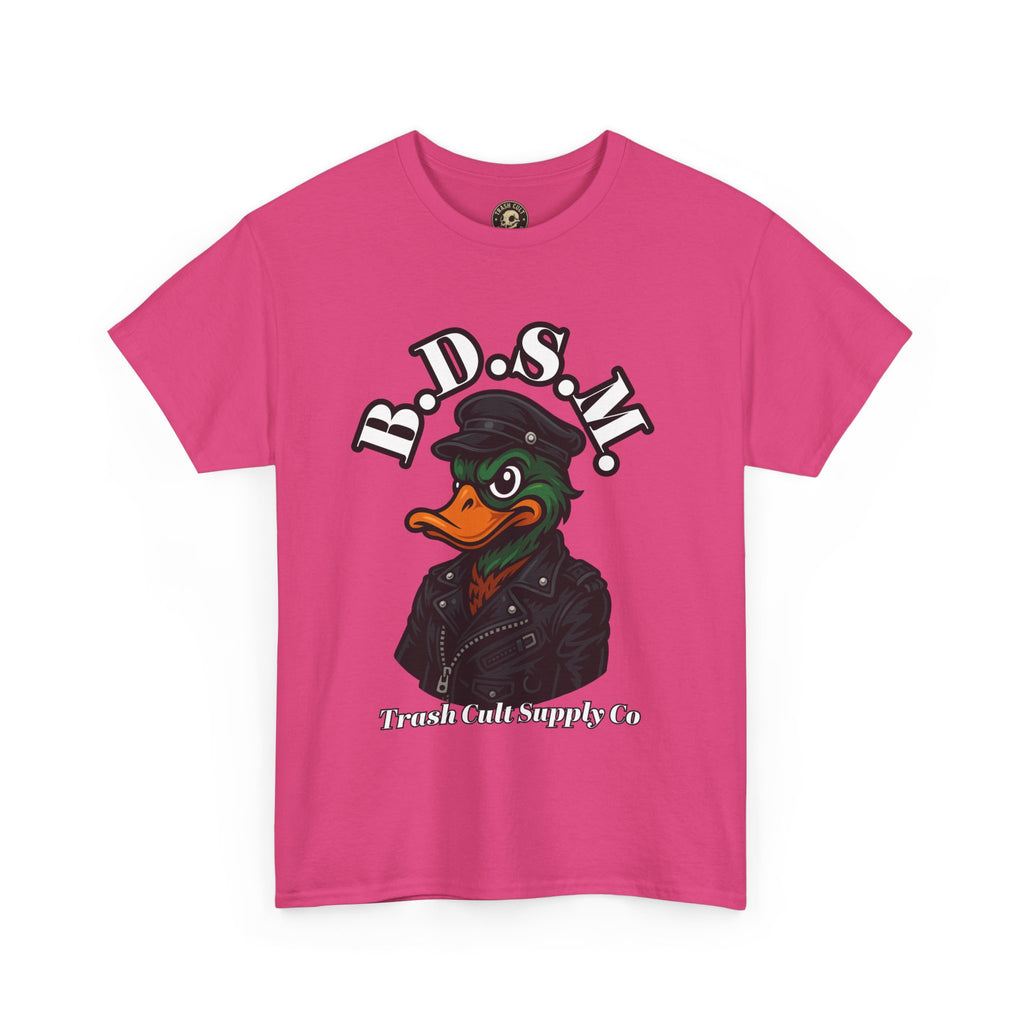 BDSM Mallard Duck Biker Shirt – Funny Biker Duck Tee on Gildan 5000