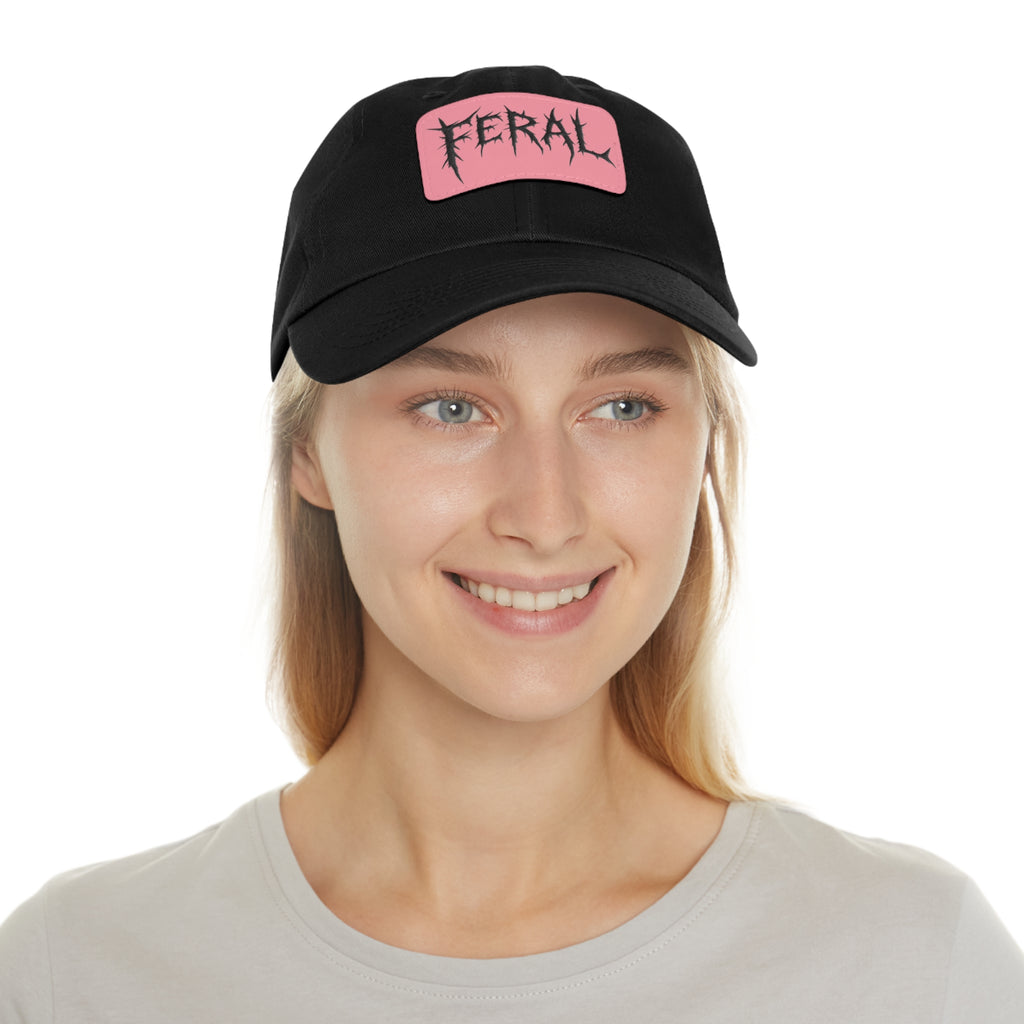 FERAL Embroidered Leather Patch Hat – Trash Cult Supply Co.