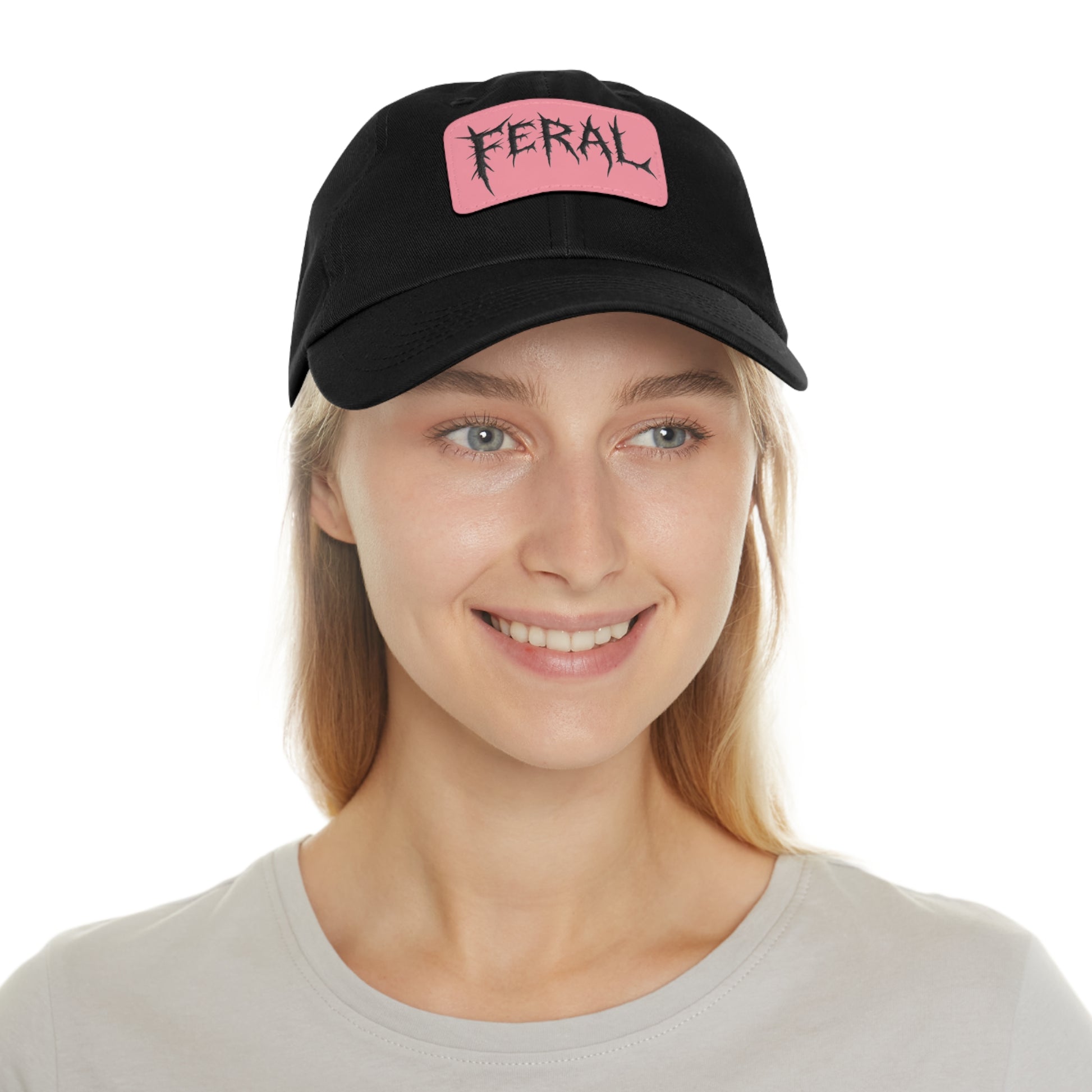 FERAL Embroidered Leather Patch Hat – Trash Cult Supply Co.