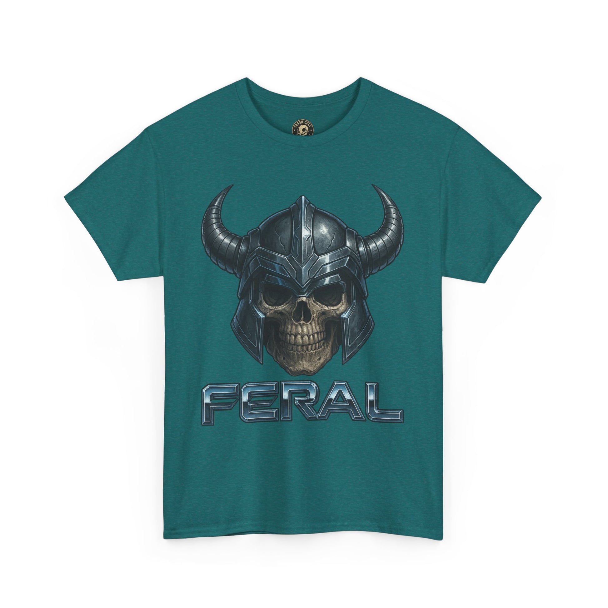 Feral Skull Graphic Tee, Unisex Cotton Shirt, Casual Wear, Gamer Apparel, Unique Gift for Fans
