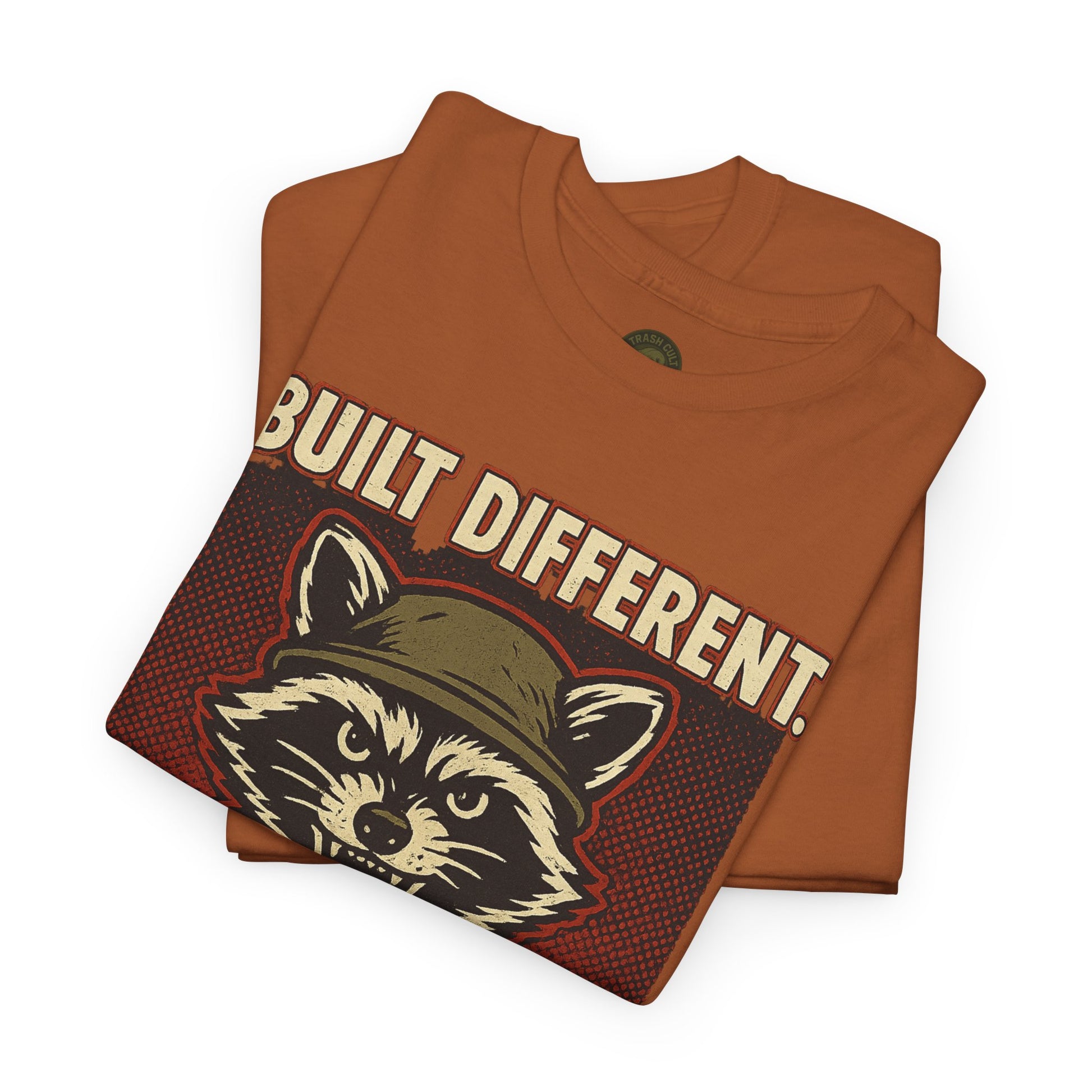 Built Different Diagnosed For It Military Raccoon Shirt – Gildan 5000