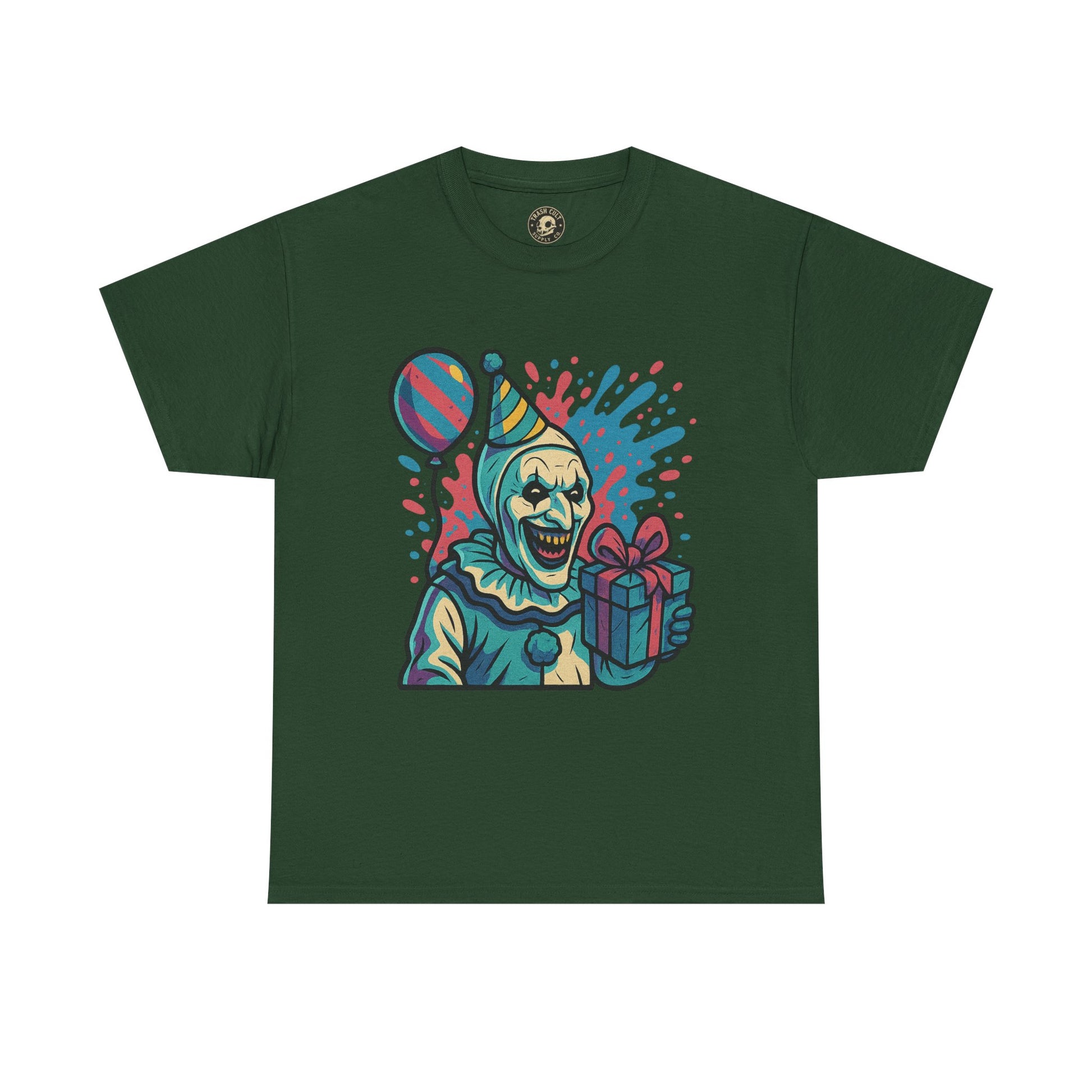 Art the Clown Birthday Shirt – New School Graffiti Horror Tee on Gildan 5000