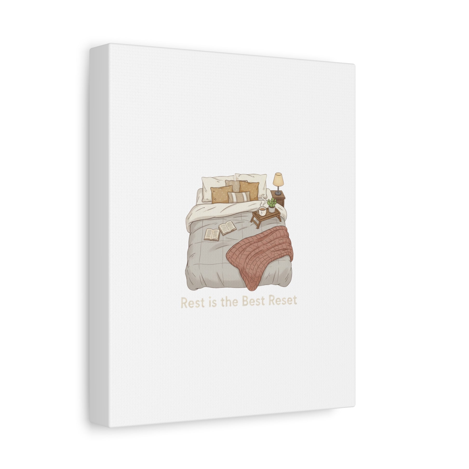 Rest is the Best Reset Canvas | sleepy humor, restful vibes