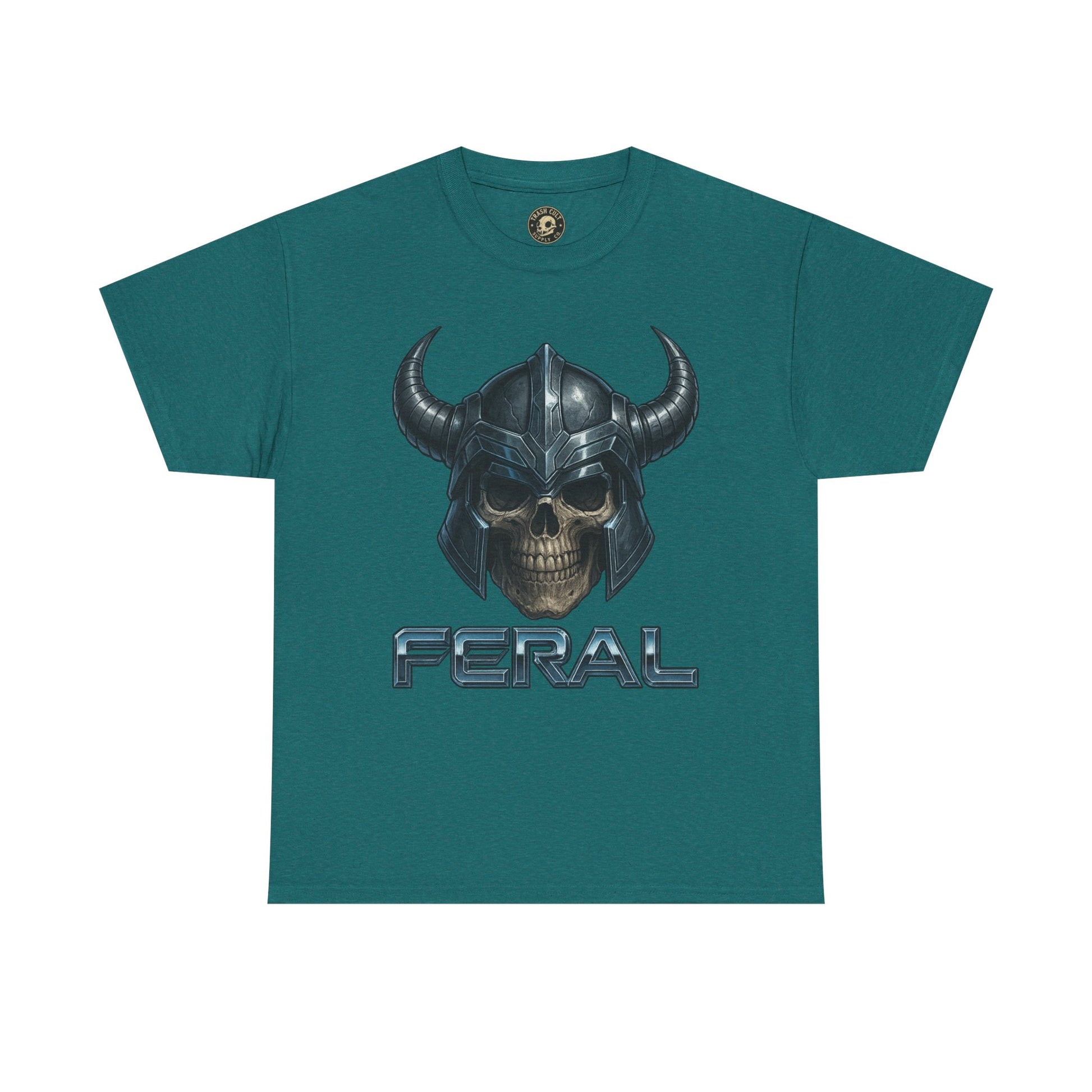 Feral Skull Graphic Tee, Unisex Cotton Shirt, Casual Wear, Gamer Apparel, Unique Gift for Fans