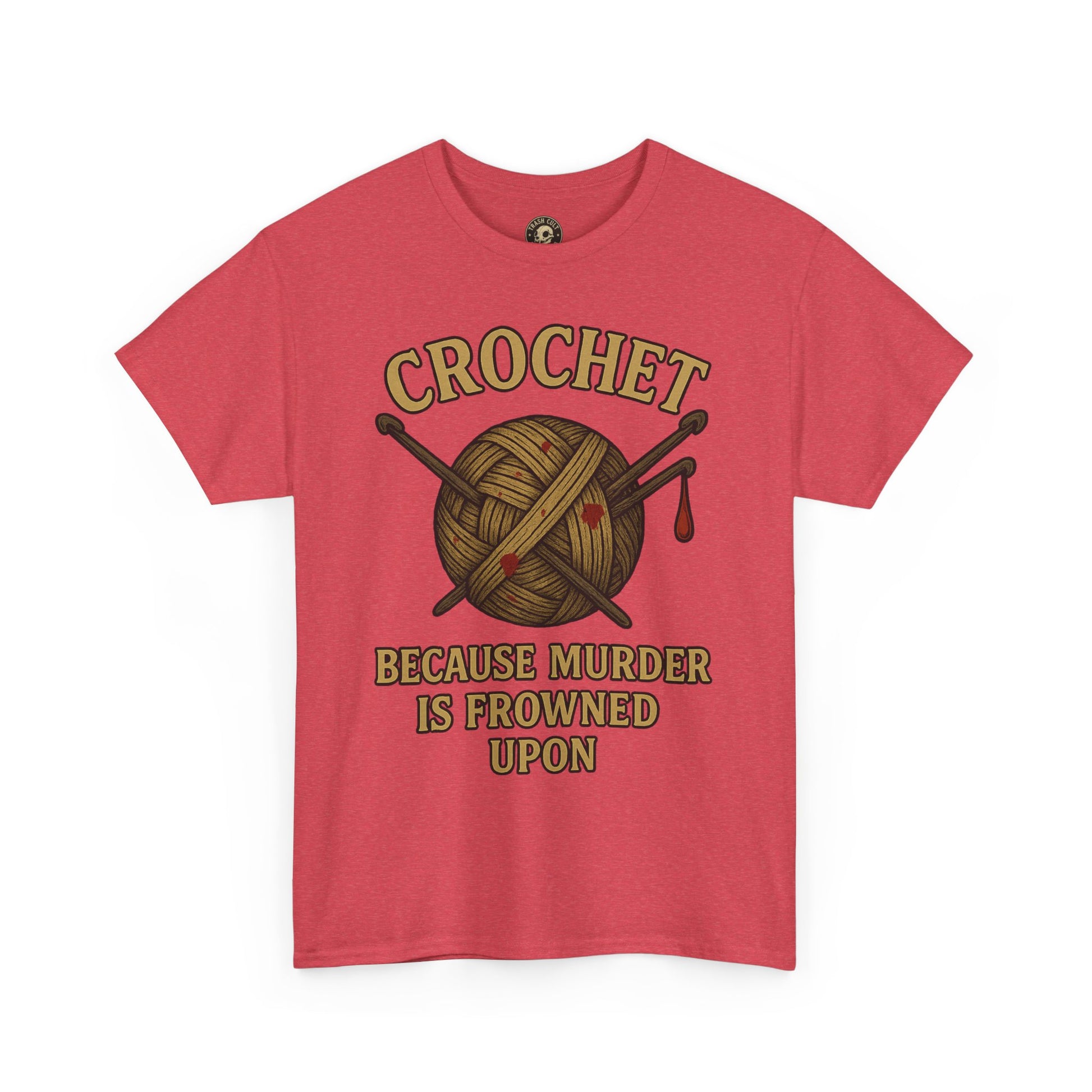 Crochet Humor Tee - Perfect for Crafters, Knitters, and Yarn Lovers - Gifts for Birthdays, Christmas, Craft Parties, and More