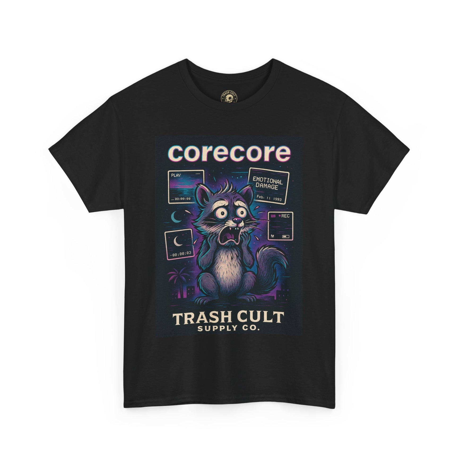 Corecore Emotional Damage Squirrel Shirt – Trash Cult Supply Co. | Vaporwave Breakdown Tee