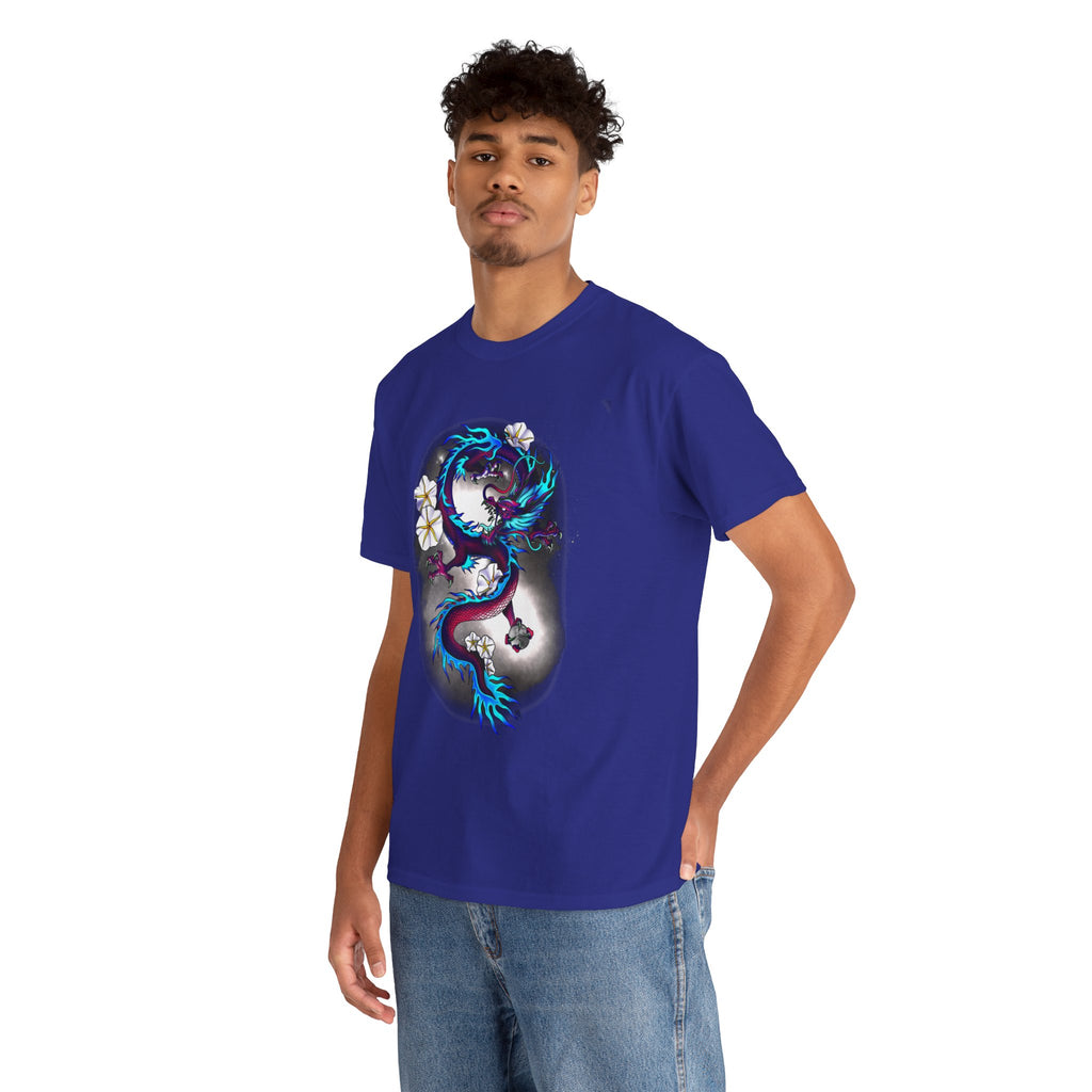Electric Dragon Tattoo T-Shirt – Lara Davenport x Trash Cult Supply Co. Collab (Gildan 5000)