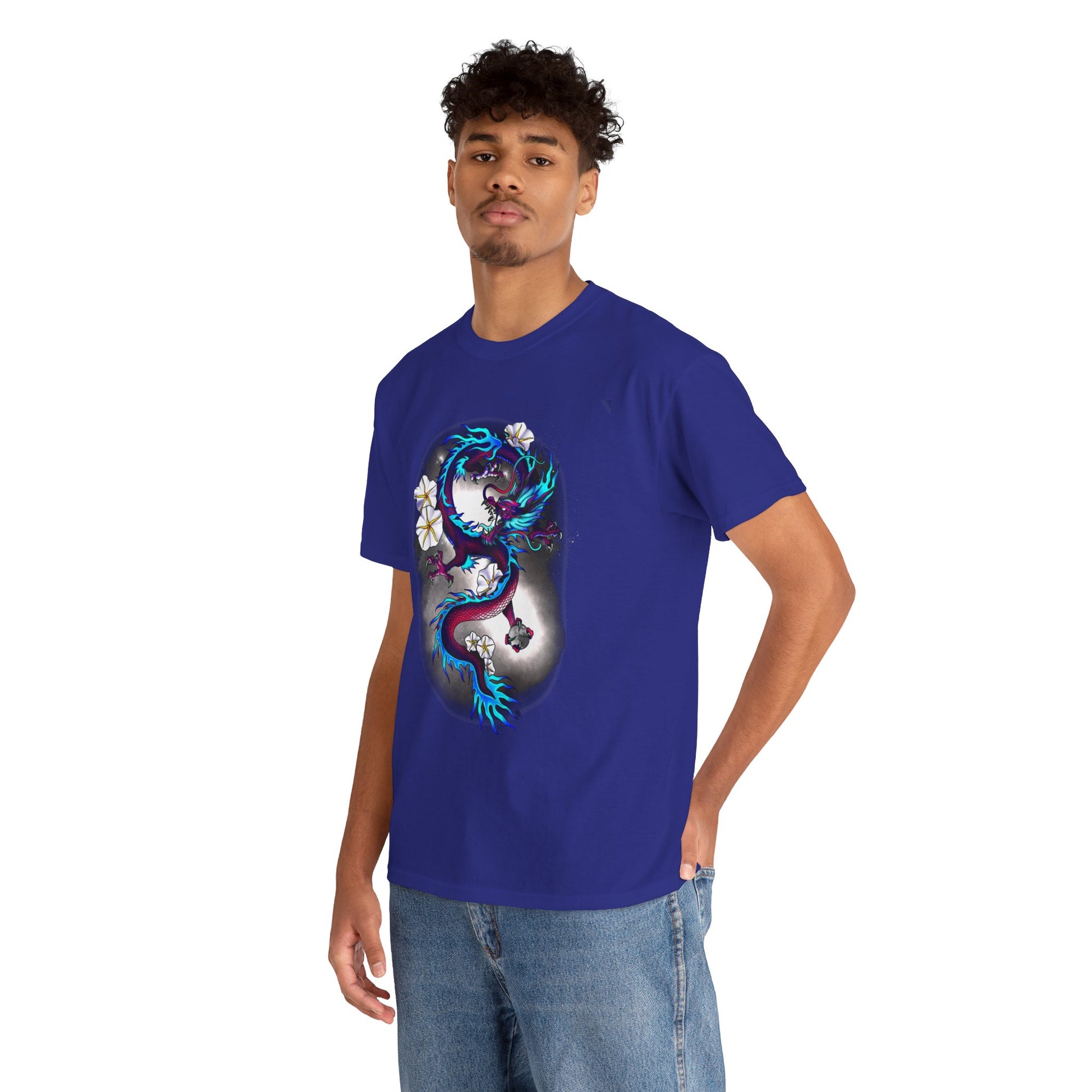 Electric Dragon Tattoo T-Shirt – Lara Davenport x Trash Cult Supply Co. Collab (Gildan 5000)