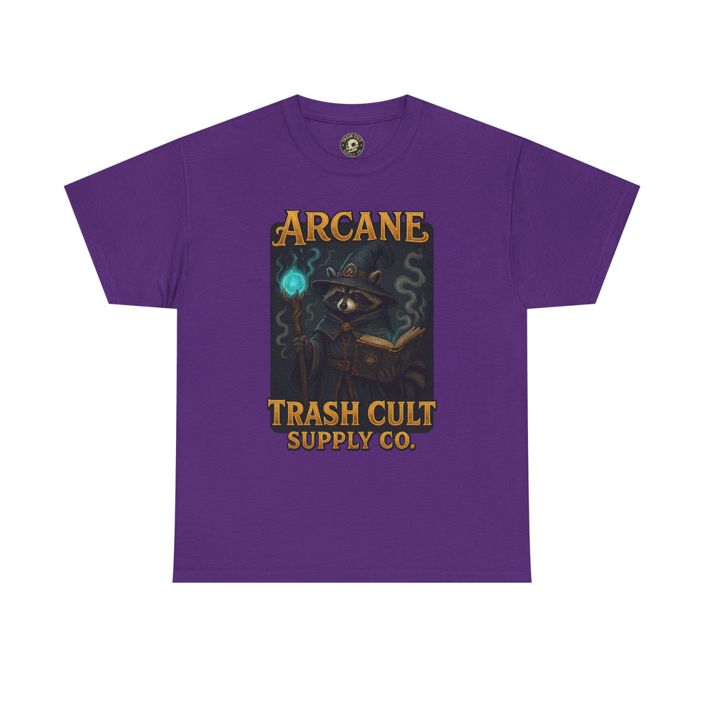 Arcane Trash Cult Unisex Heavy Cotton Tee, Cult Merchandise, Witchy Style, Halloween Tee, Casual Everyday Wear