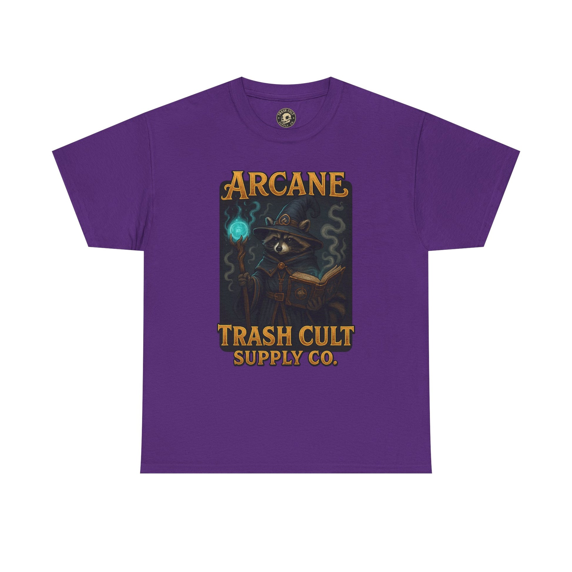 Arcane Trash Cult Unisex Heavy Cotton Tee, Cult Merchandise, Witchy Style, Halloween Tee, Casual Everyday Wear