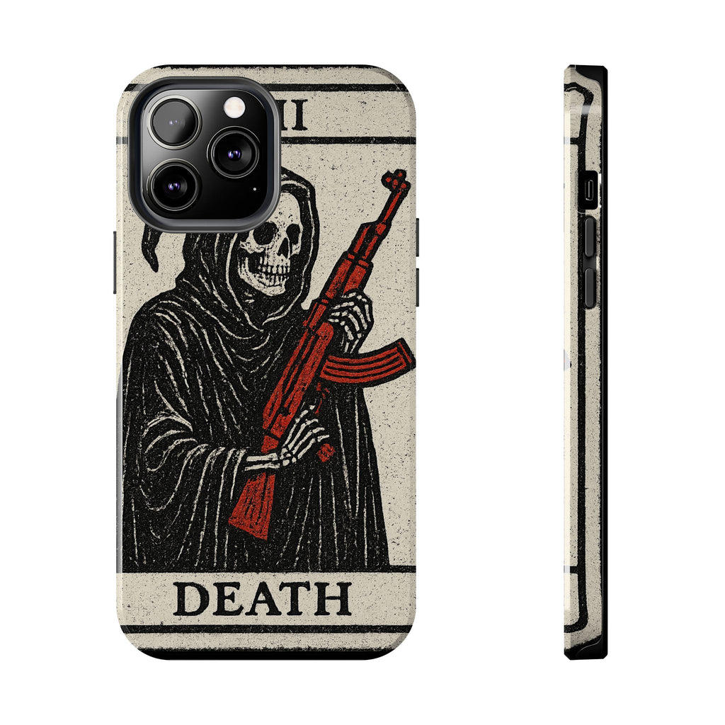 Grim Reaper Phone Case, Tough Phone Case for Gamers, Unique Smartphone Accessories, Halloween Decor, Death-Inspired Gift