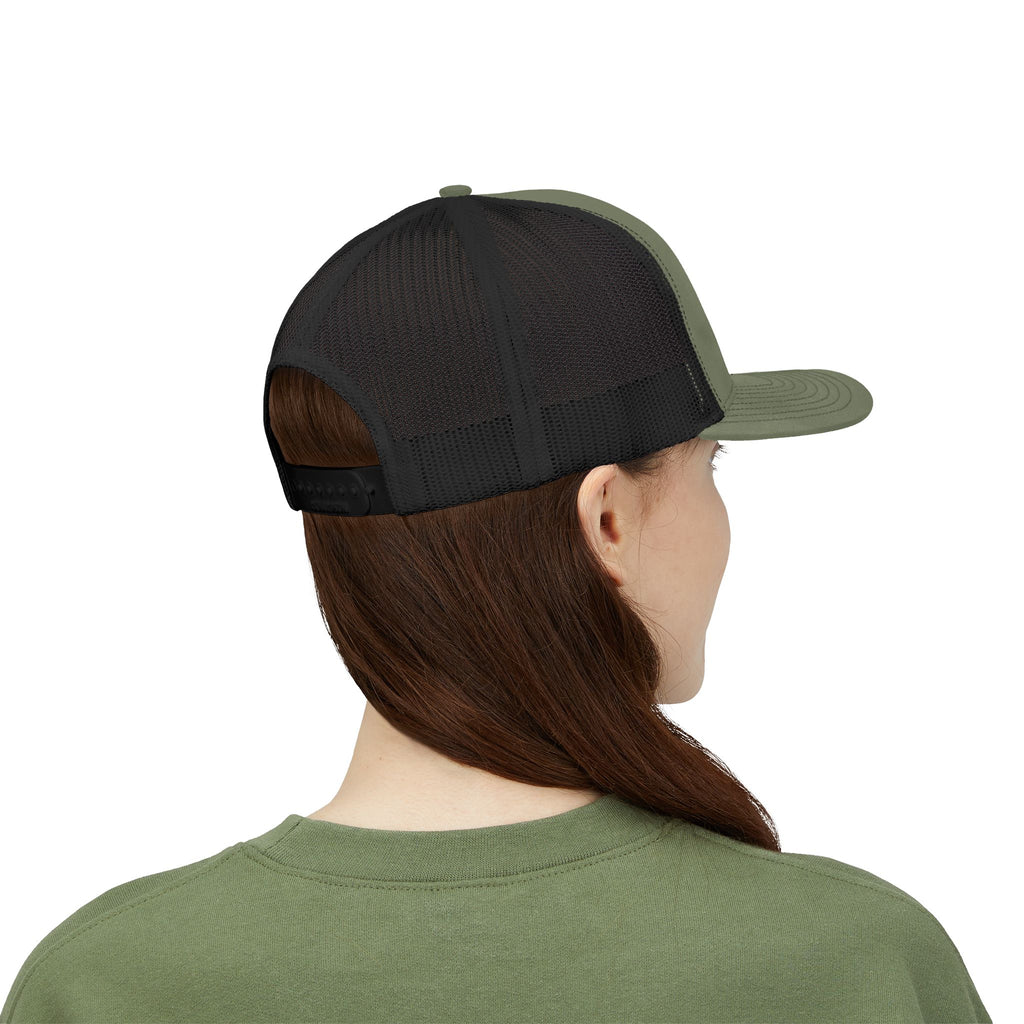 Trash Cult Supply Co. Trucker Hat – Embroidered Logo Snapback Cap