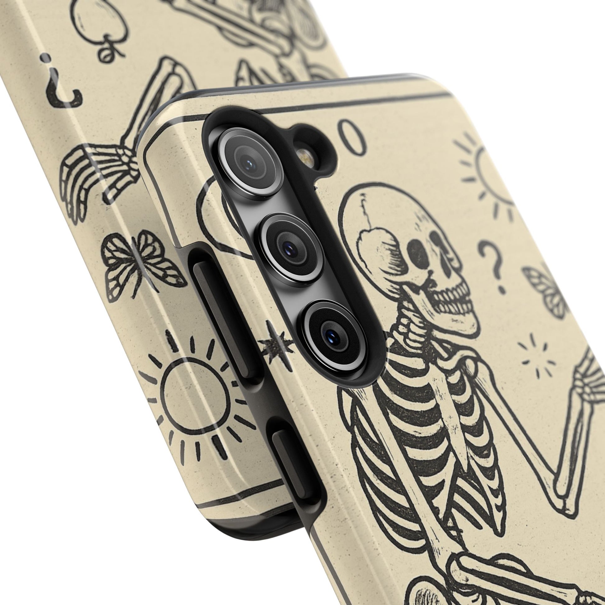 Skeleton ADHD Phone Cases, Unique Phone Cover, Funny ADHD Gift, Quirky Skeleton Design, Cool Accessories for Everyone