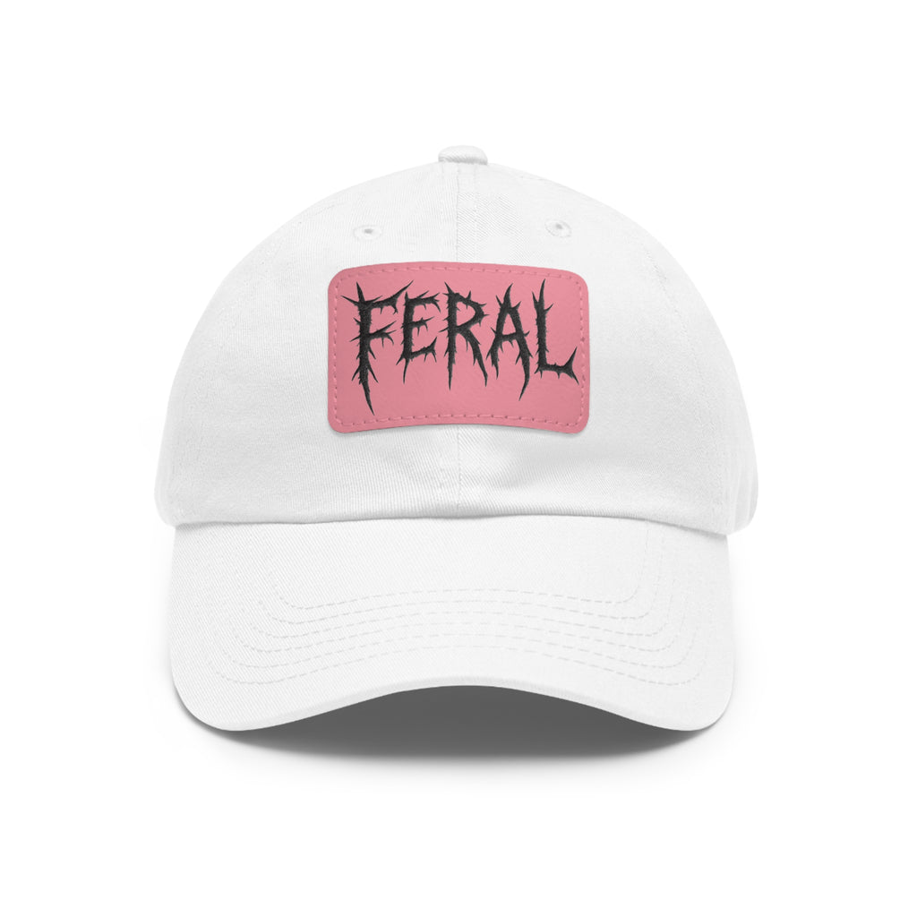 FERAL Embroidered Leather Patch Hat – Trash Cult Supply Co.