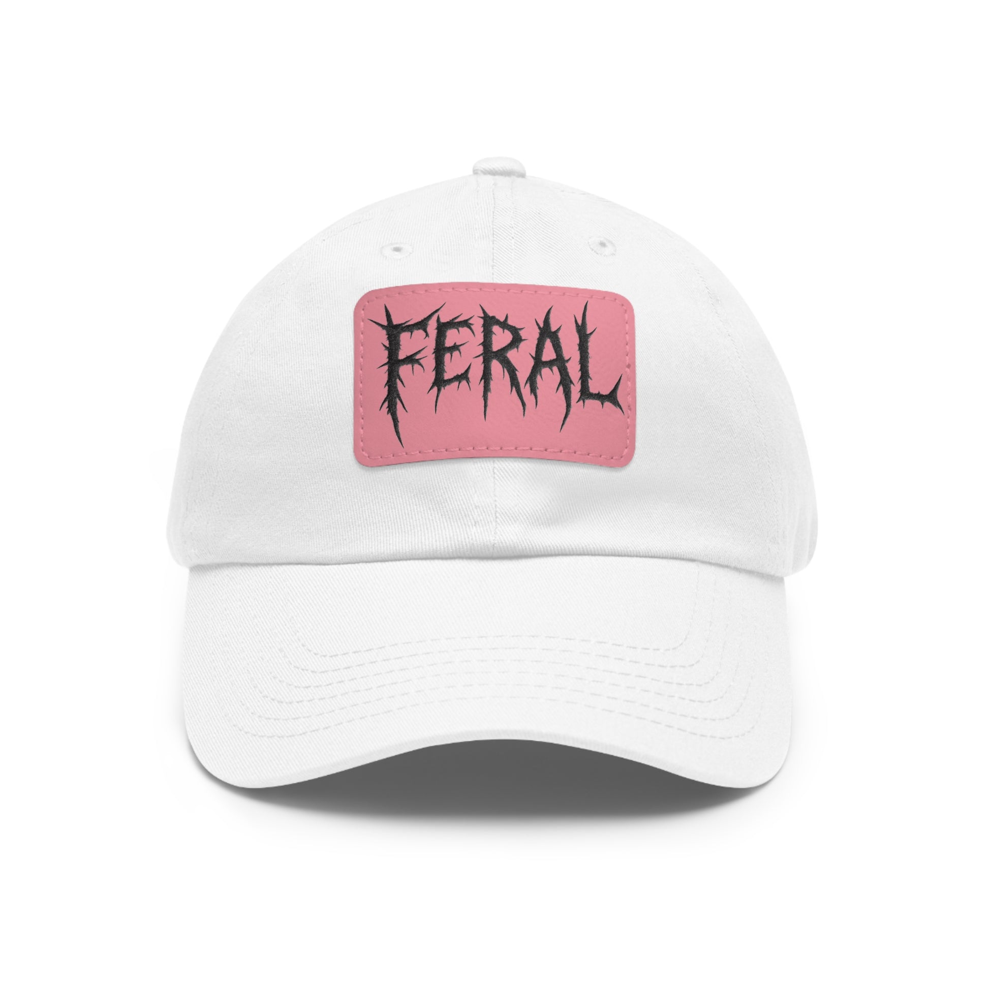 FERAL Embroidered Leather Patch Hat – Trash Cult Supply Co.