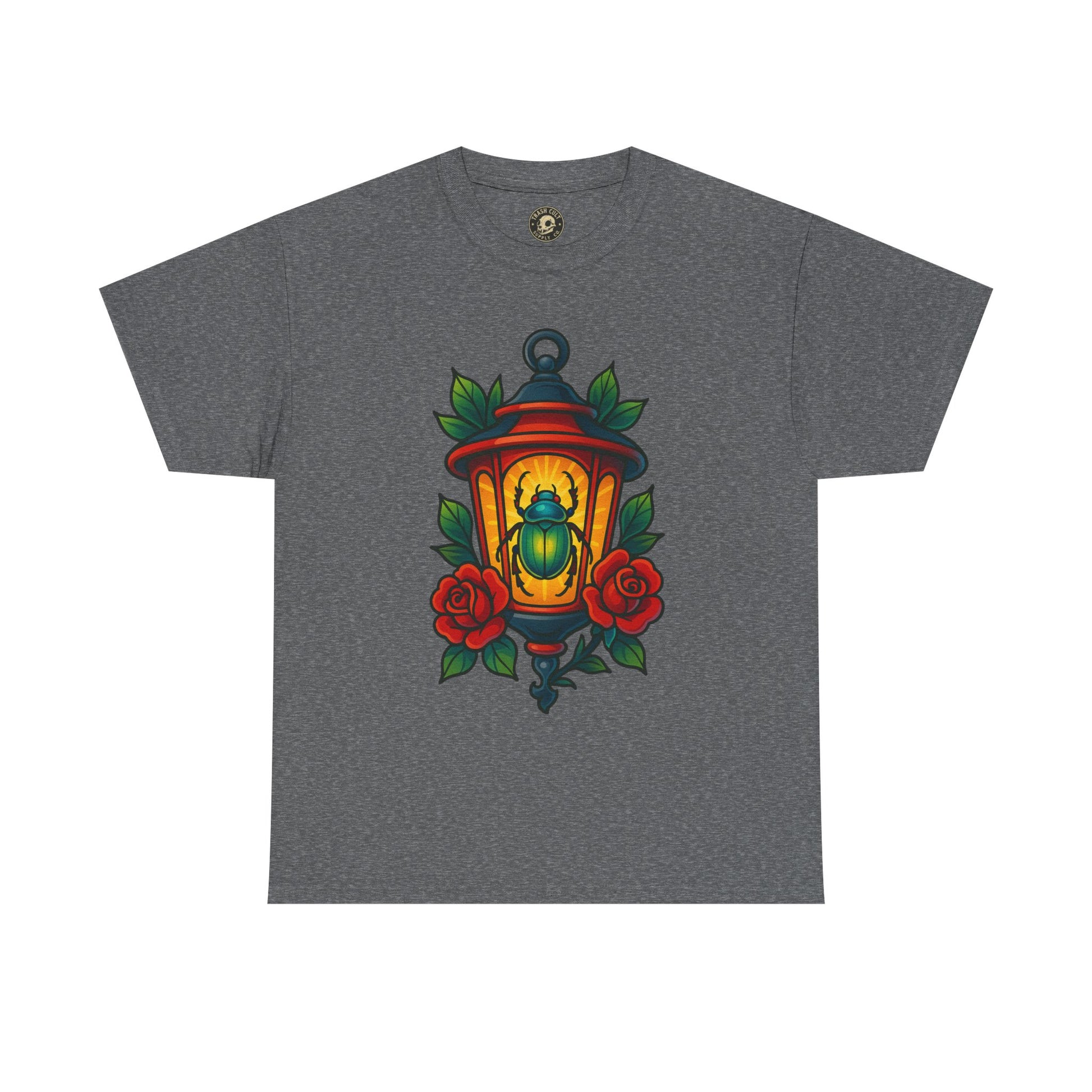 Vintage Lantern Beetle Unisex Heavy Cotton Tee - Eccentric Nature Lover Gift, 90s Aesthetic T-Shirt, Botanical Art Apparel, Summer [...]