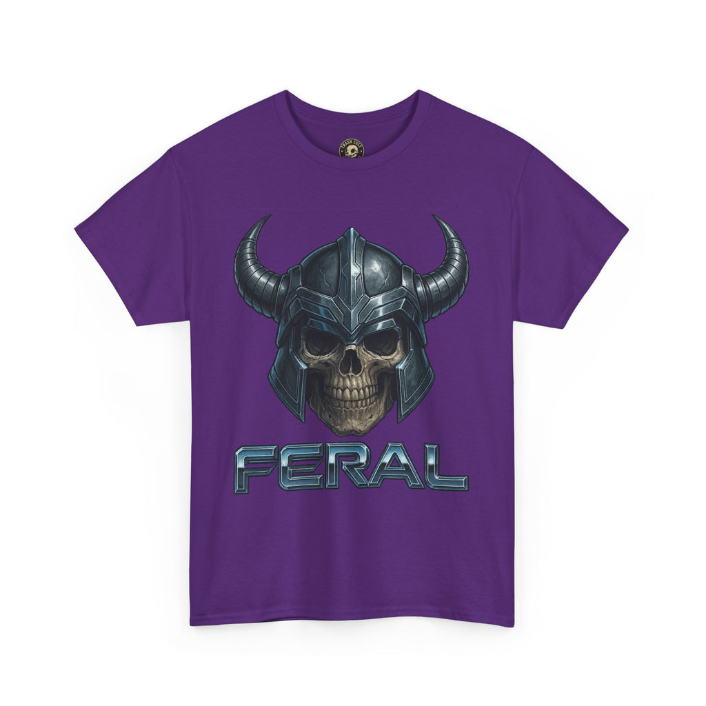 Feral Skull Graphic Tee, Unisex Cotton Shirt, Casual Wear, Gamer Apparel, Unique Gift for Fans