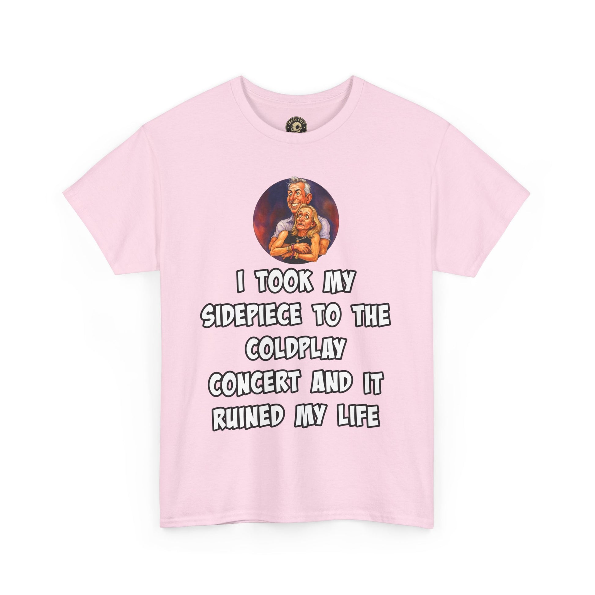 Funny CEO Concert Shirt – “I Took My Sidepiece to the Coldplay Concert” Meme Tee – Gildan 5000