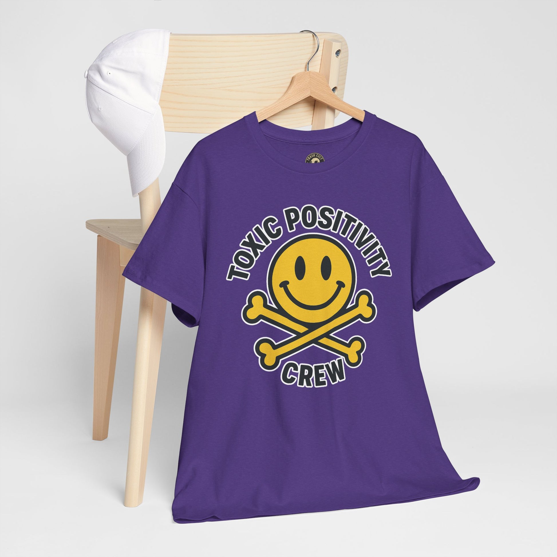Toxic Positivity Tee | Fun Graphic Shirt for Casual Wear, Gifts, Festivals, Anti-Toxic Vibes, Everyday Style, Unisex T-Shirt