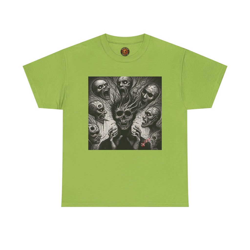 Xian Allen x Trash Cult Shirt – “Voices in the Void” | Horror Skull Scream T-Shirt